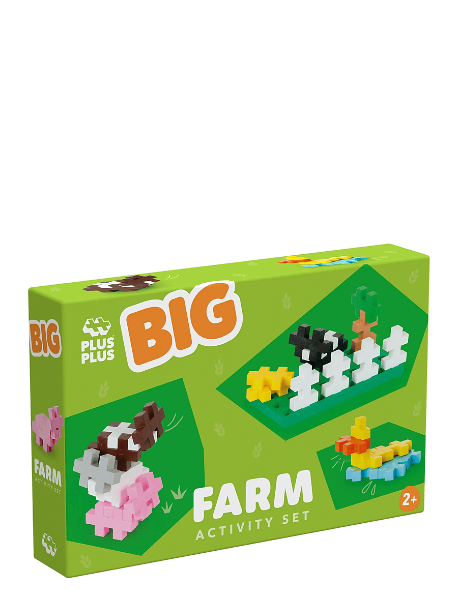 Plus-Plus - Plus-Plus BIG Activity - Farm - byggeklosser - mix - 1