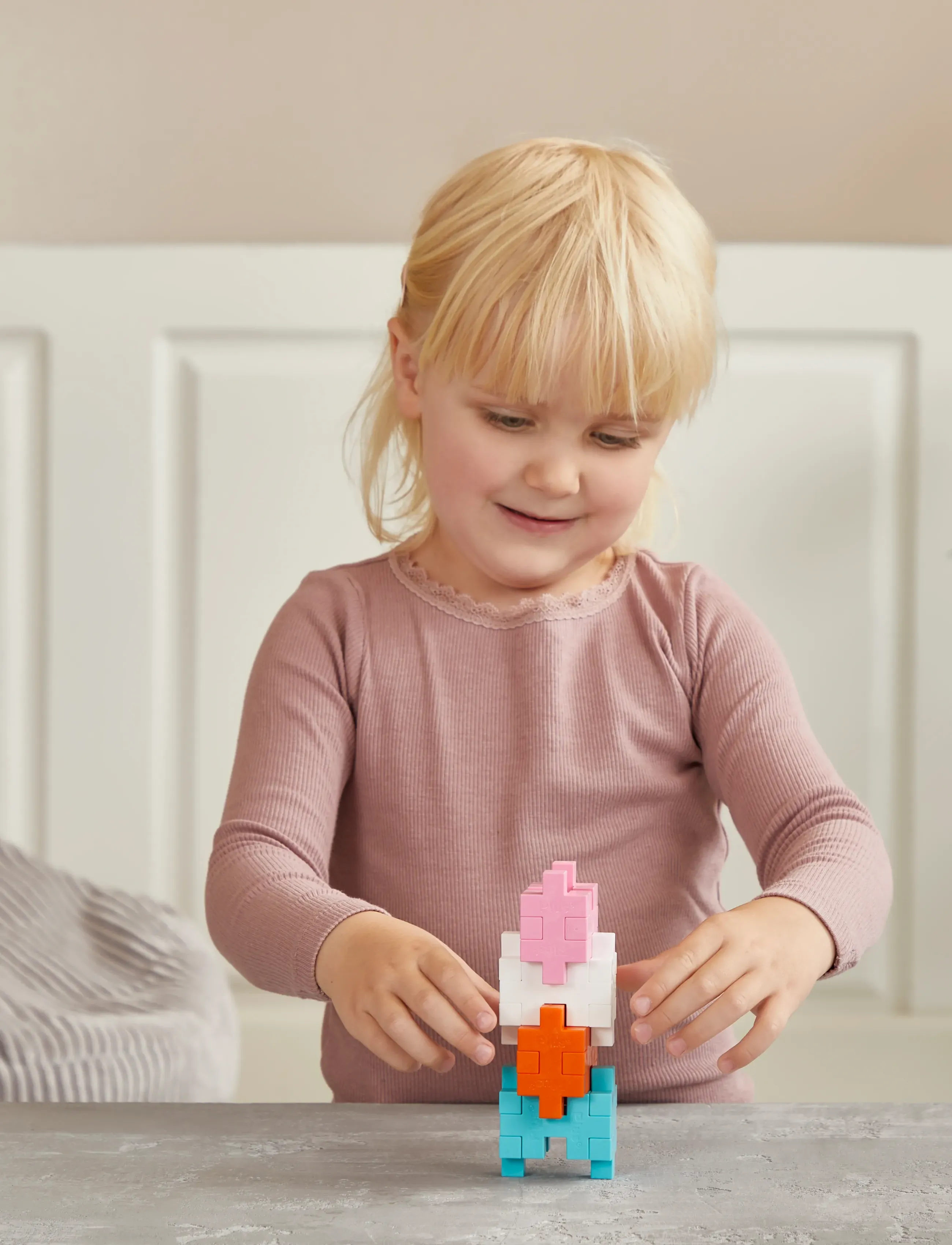 Plus-Plus Plus-Plus Big Activity - Farm, One Size, Pink, Byggesæt Og -Klodser > Byggeklodser, Børn