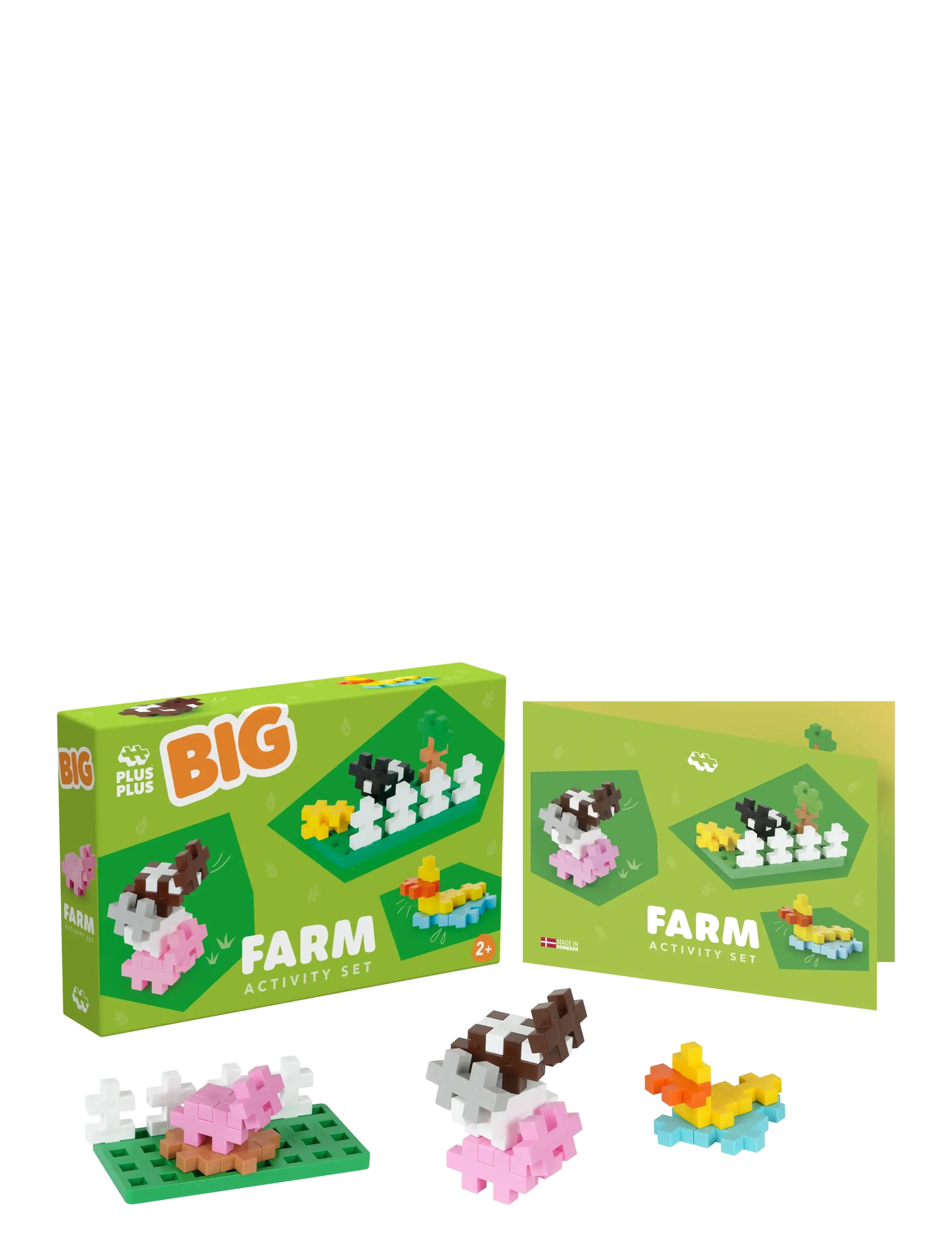 Plus-Plus - Plus-Plus BIG Activity - Farm - byggeklodser - mix - 3