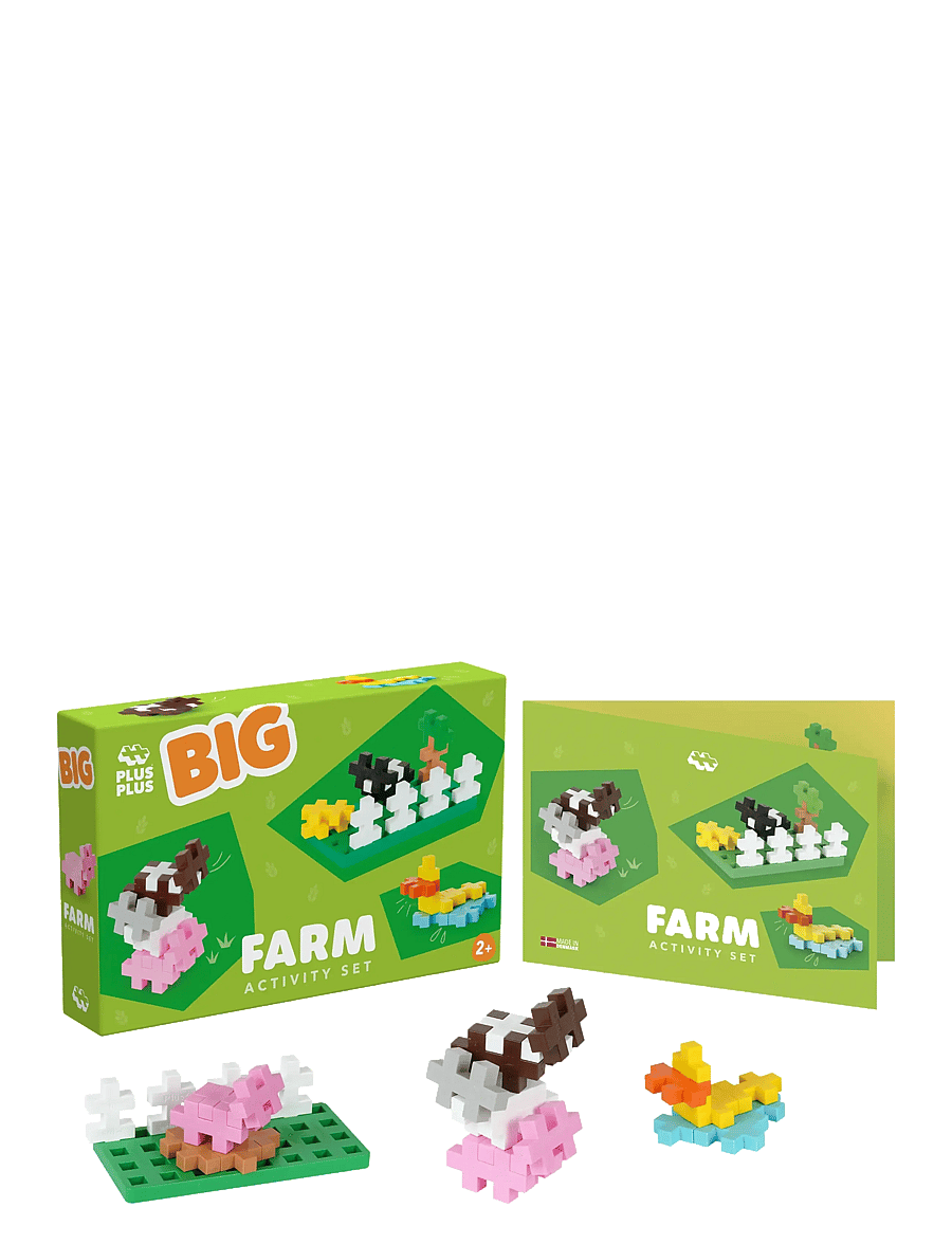 Plus-Plus - Plus-Plus BIG Activity - Farm - byggeklosser - mix - 3