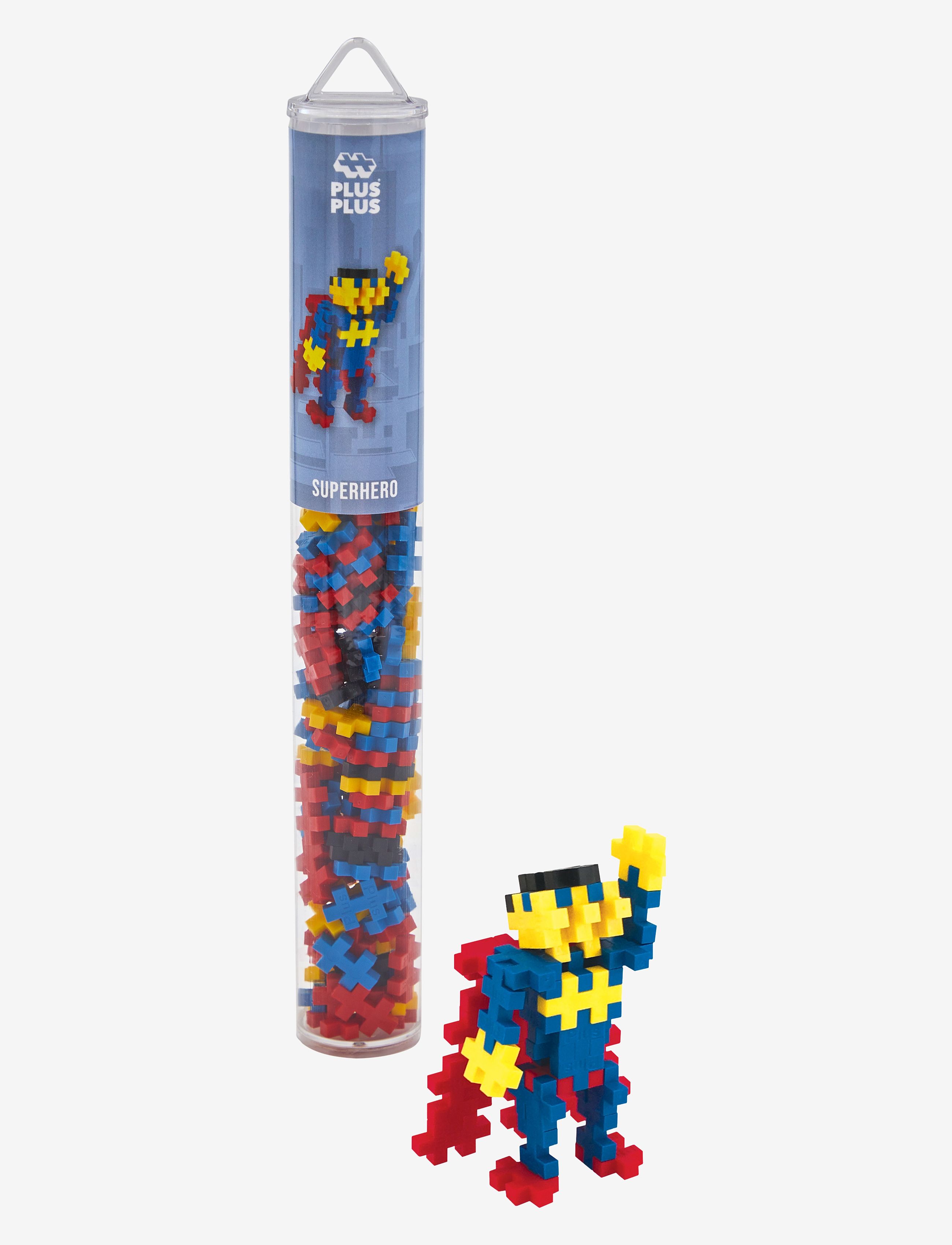 Plus-Plus Plus-Plus Superhero / 100 Pcs Tube, One Size, Multi/patterned, Byggesæt Og -Klodser > Byggeklodser, Børn