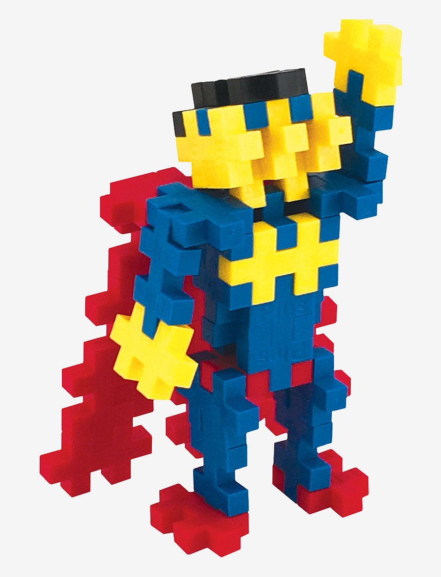 Plus-Plus - Plus-Plus Superhero / 100 pcs Tube - byggsatser - mix - 3