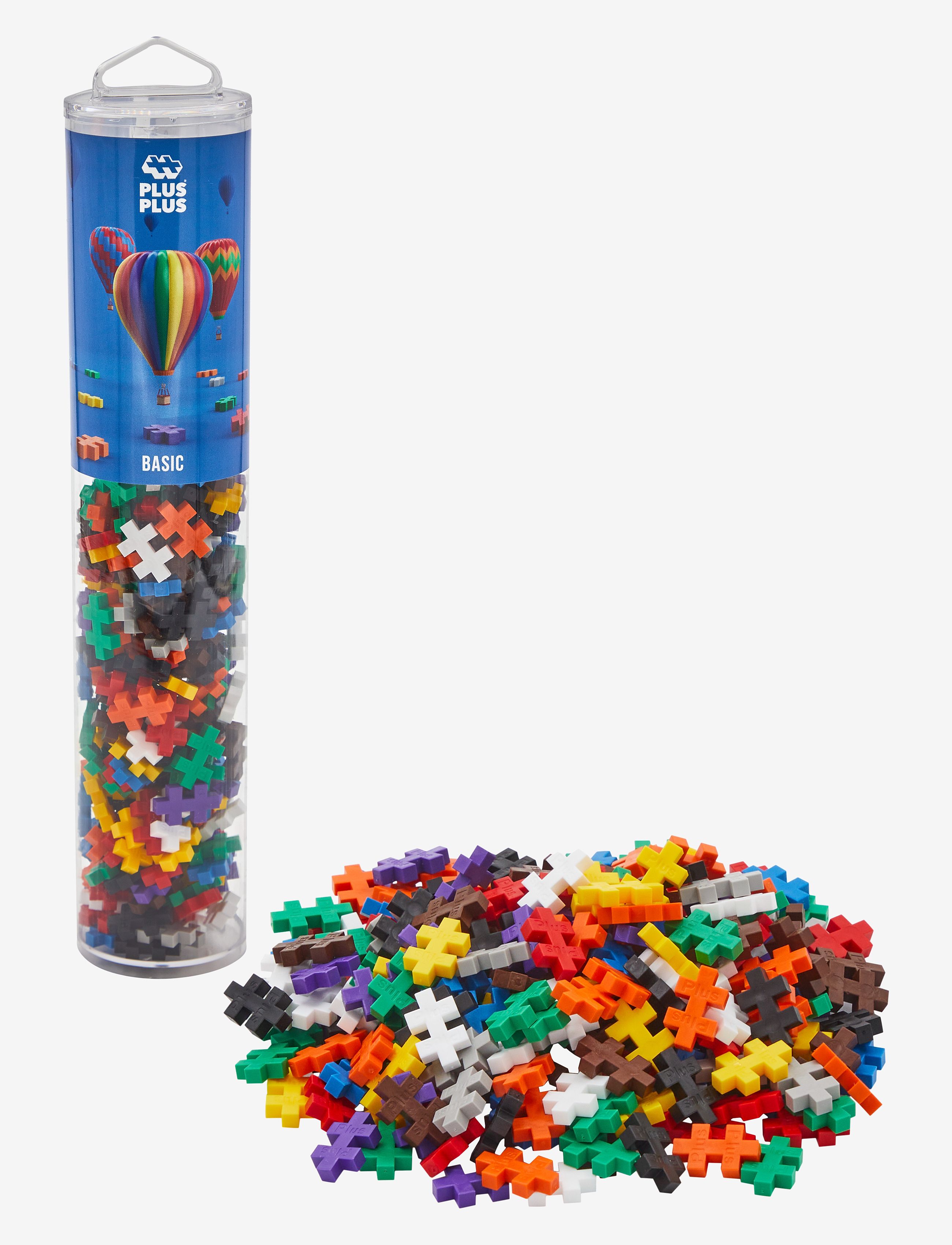 Plus-Plus Plus-Plus Basic Mix / 240 Pcs / Tube, One Size, Multi/patterned, Byggesæt Og -Klodser > Byggeklodser, Børn