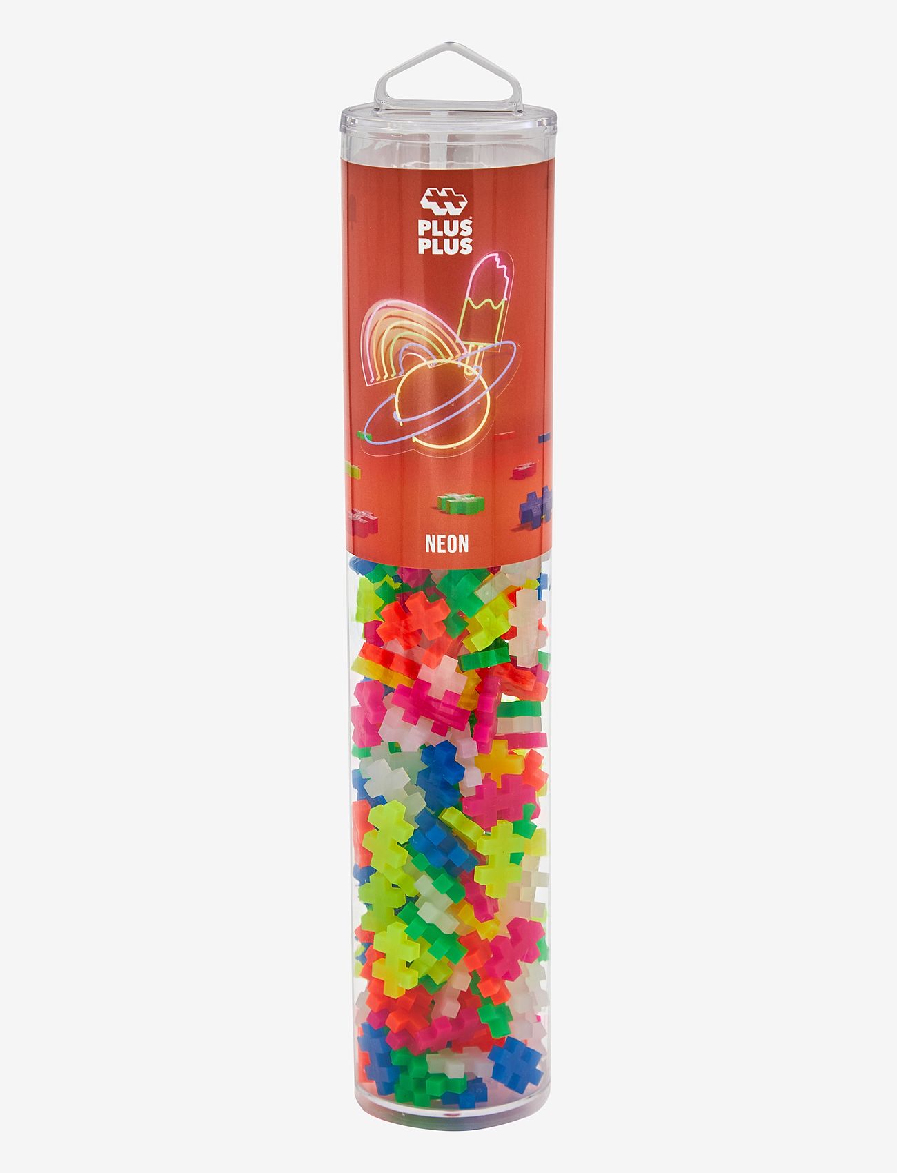 Plus-Plus - Plus-Plus Neon mix  / 240 pcs / Tube - byggesæt - mix - 0