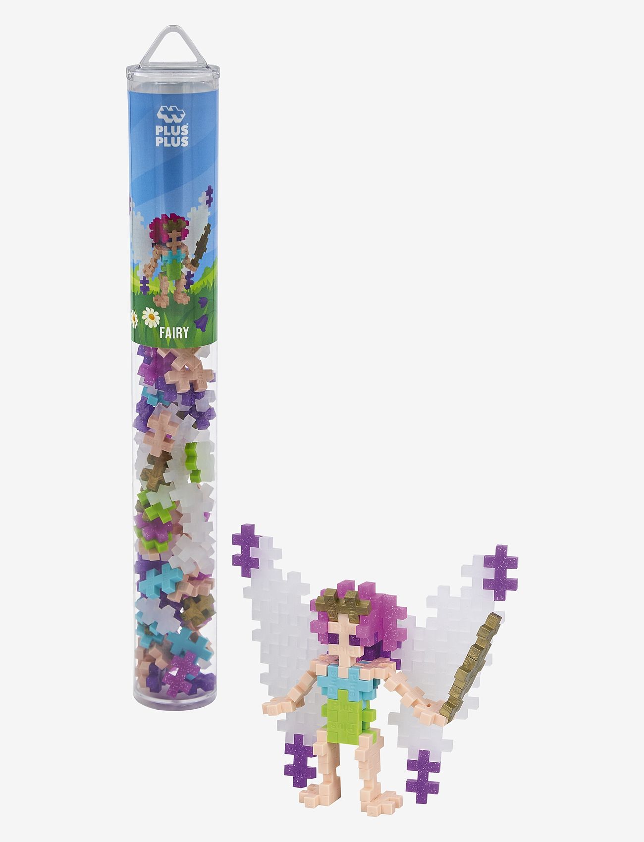 Plus-Plus - Plus-Plus Fairy / 100 pcs Tube - byggesæt - mix - 0