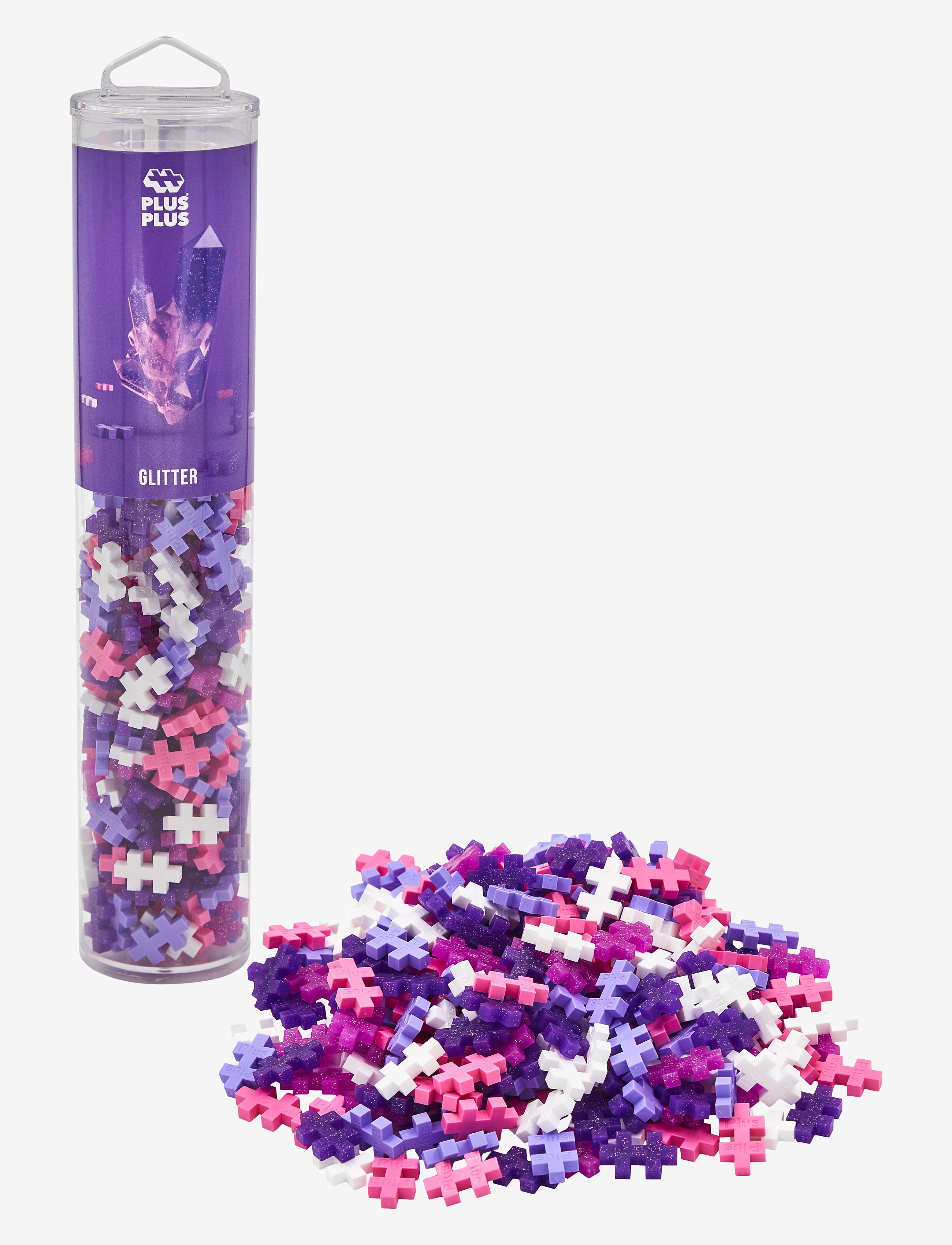 Plus-Plus Plus-Plus Glitter Mix / 240 Pcs Tube, One Size, Multi/patterned, Byggesæt Og -Klodser > Byggesæt, Børn