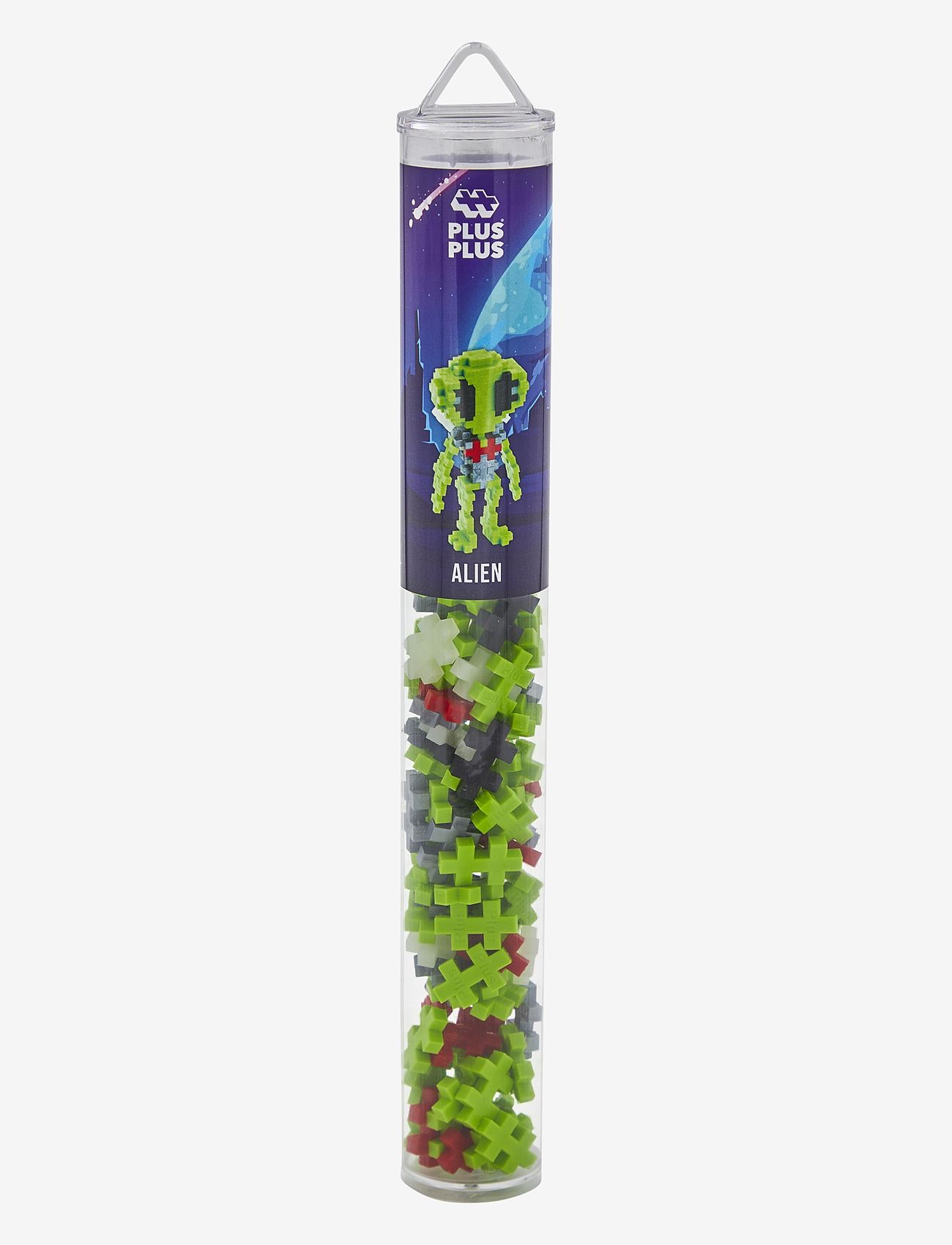 Plus-Plus - Plus-Plus Alien / 100 pcs Tube - byggesæt - mix - 1
