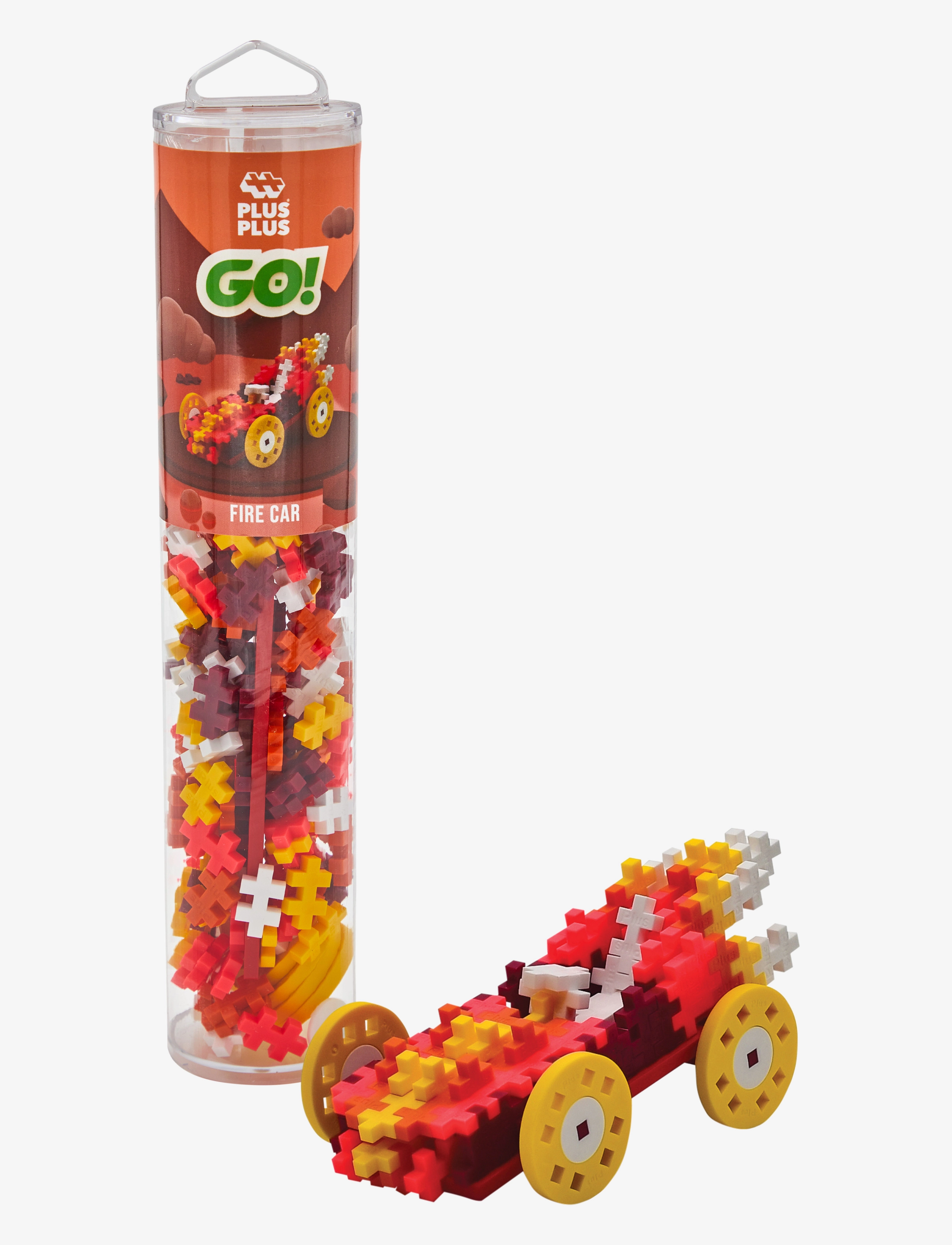 Plus-Plus Color Cars Fire / 200 pcs Tube