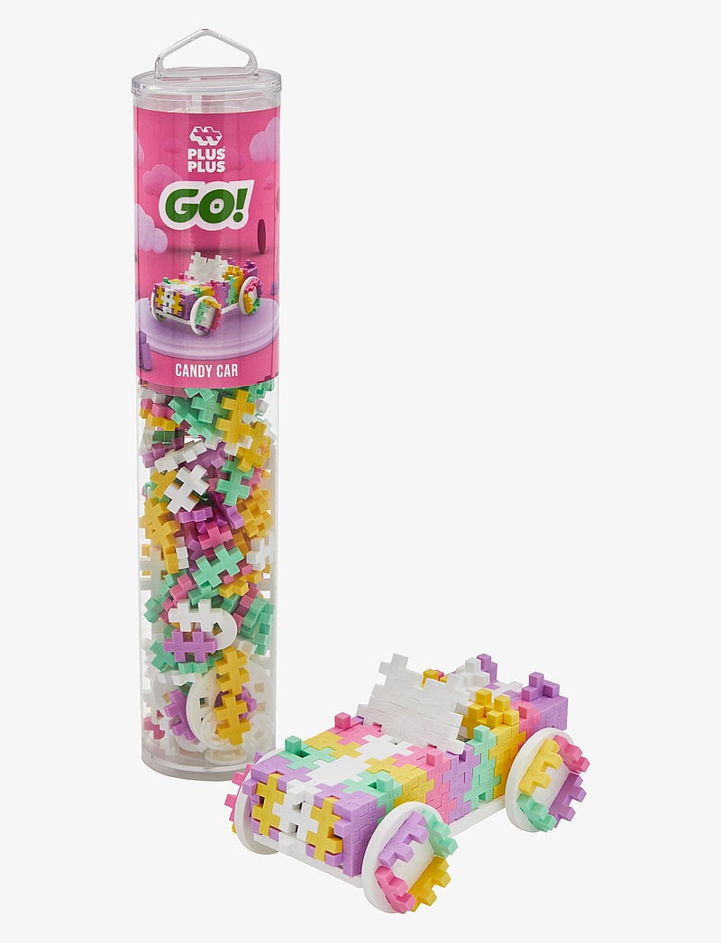 Plus-Plus - Color Cars Candy 200 pcs Tube - kubbasett - multi - 1