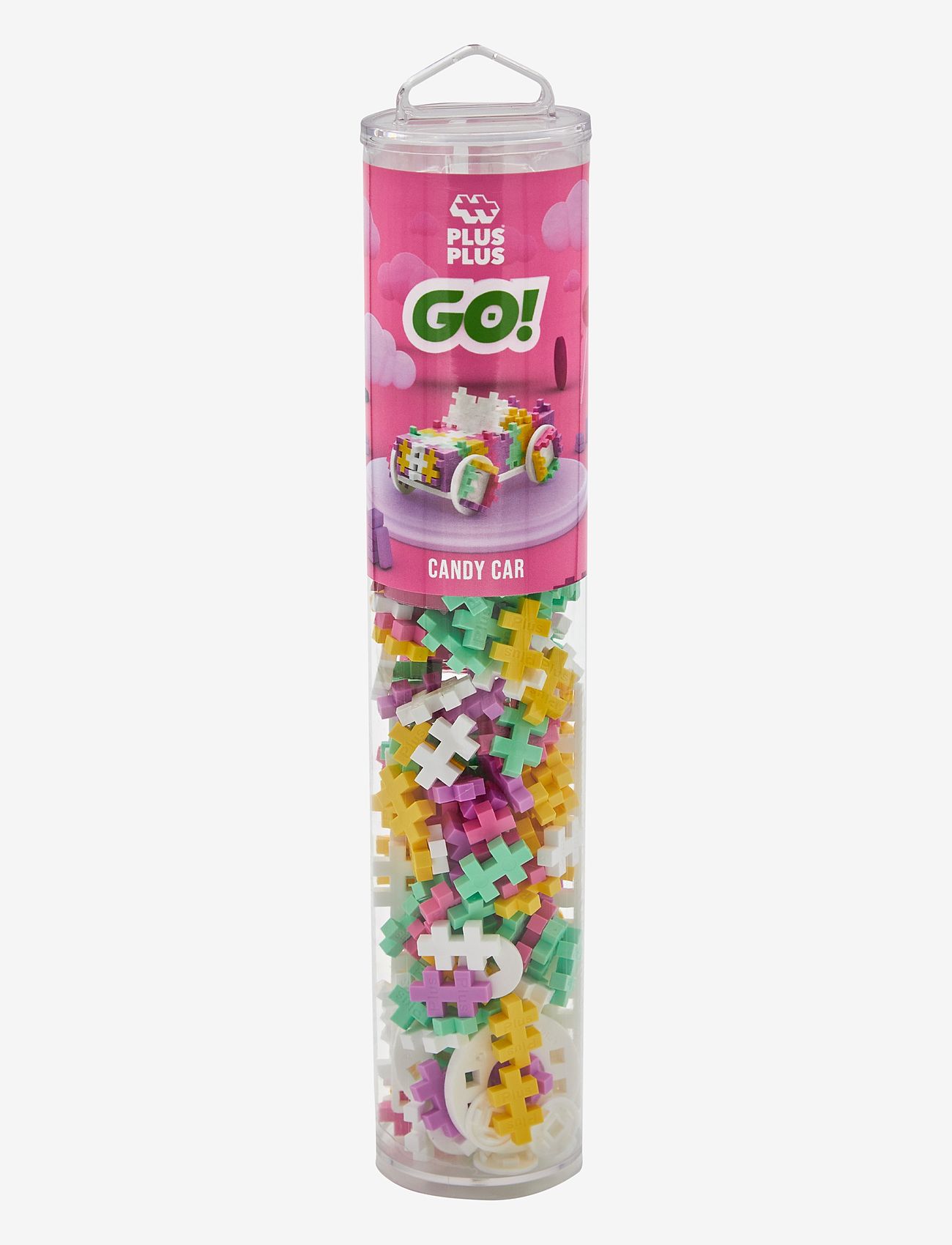 Plus-Plus - Color Cars Candy 200 pcs Tube - byggesæt - multi - 2