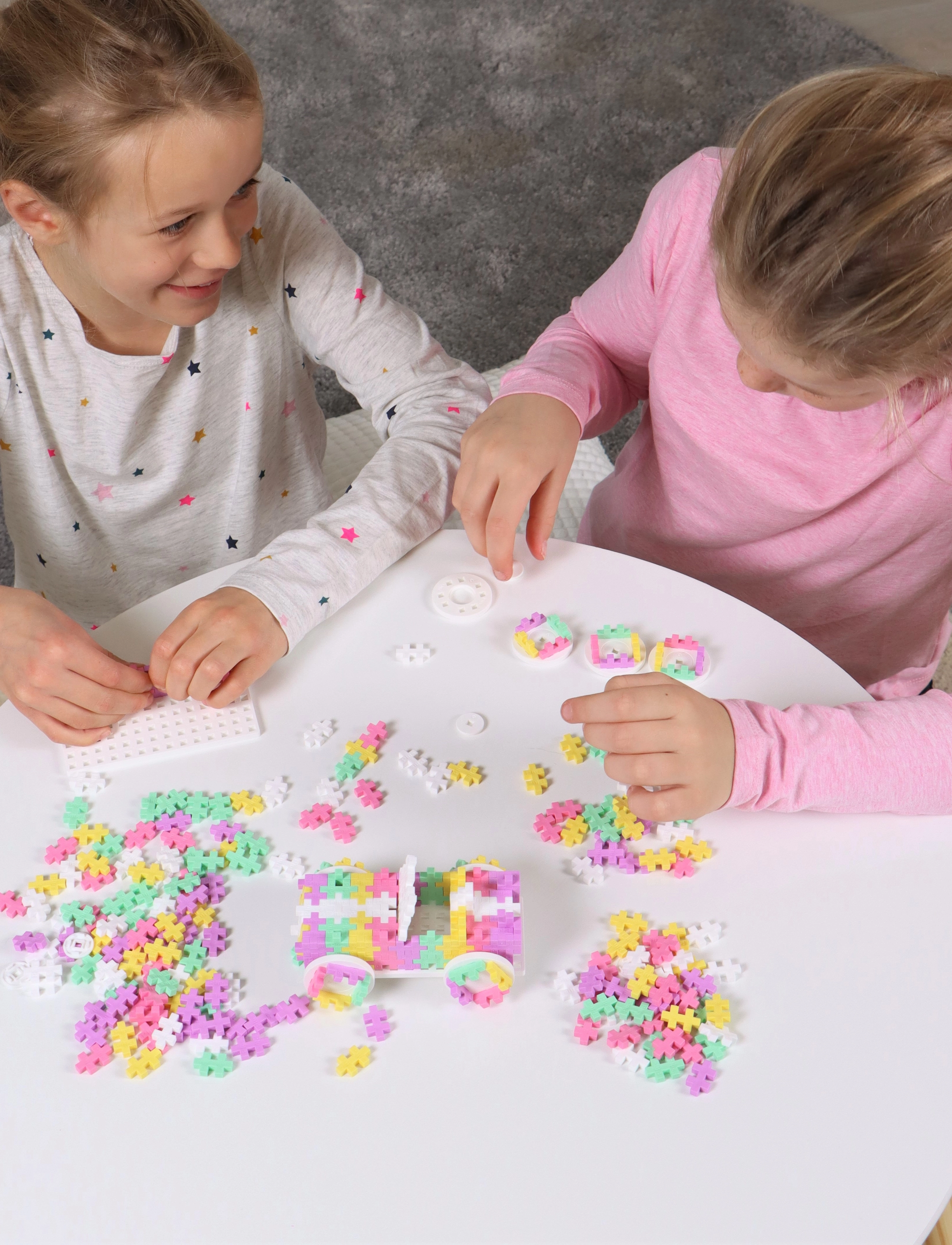 Plus-Plus Color Cars Candy 200 Pcs Tube, One Size, Multi/patterned, Byggesæt Og -Klodser > Byggesæt, Børn