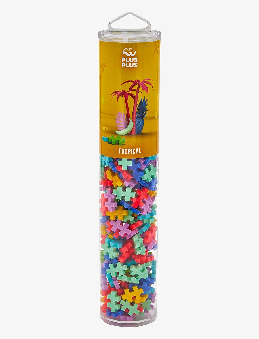 Plus-Plus - Tropical mix 240 pcs Tube - byggesett - multi - 2