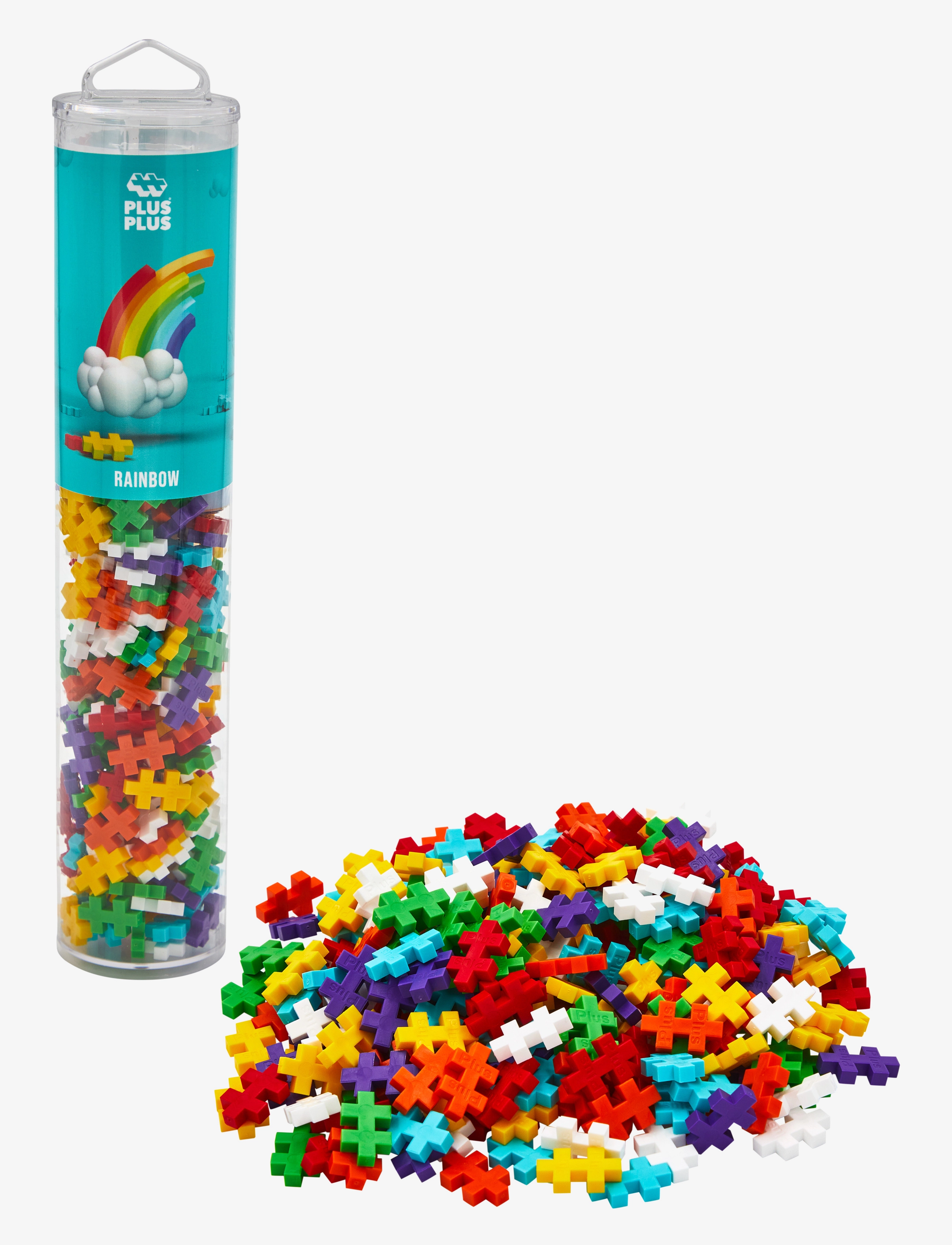 Plus-Plus Rainbow Color mix 240 pcs Tube - Plus-Plus - MULTI / multi