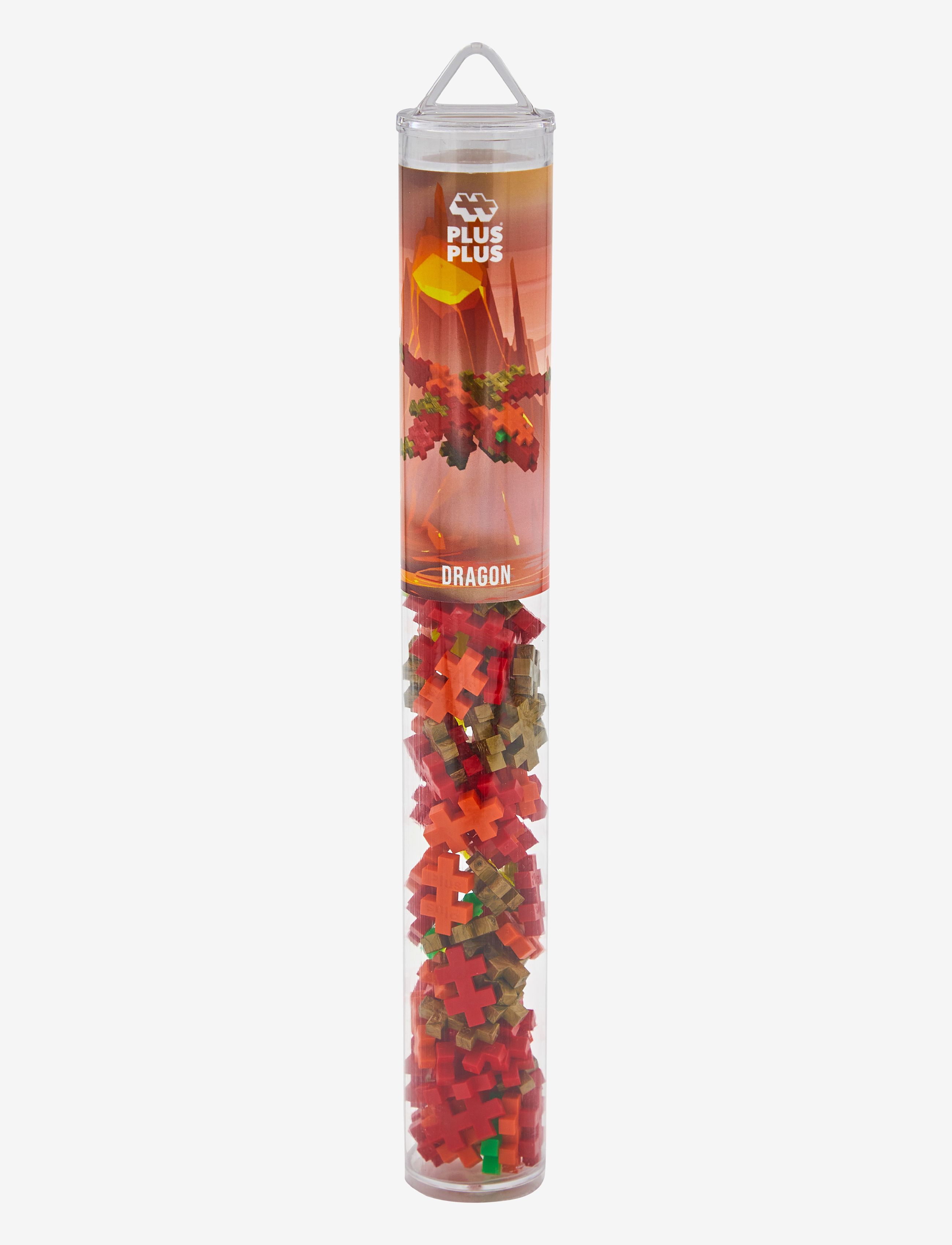 Plus-Plus - Plus-Plus Dragon / 100 pcs Tube - byggesæt - mix - 1