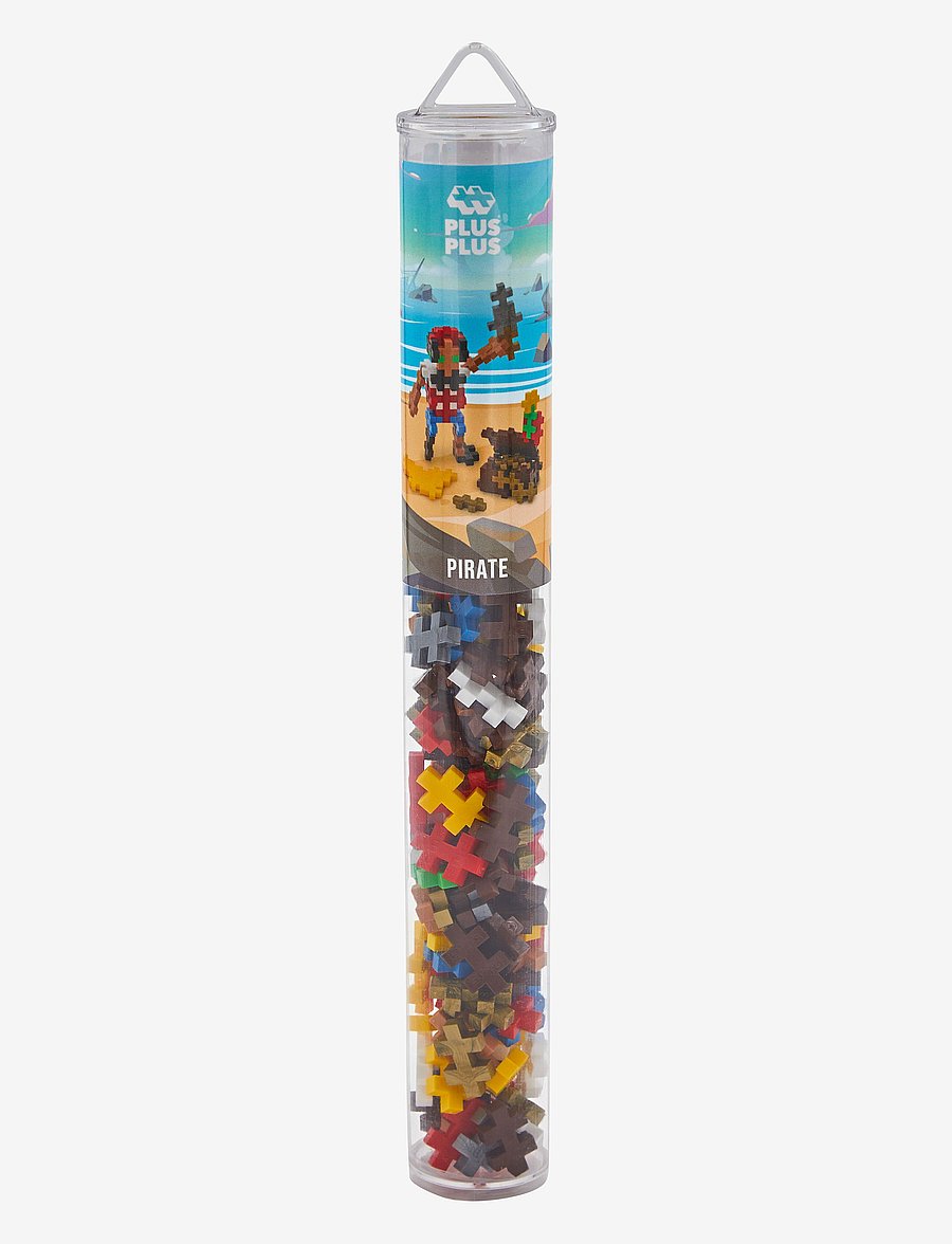 Plus-Plus - Plus-Plus Pirate / 100 pcs Tube - byggsatser - mix - 1