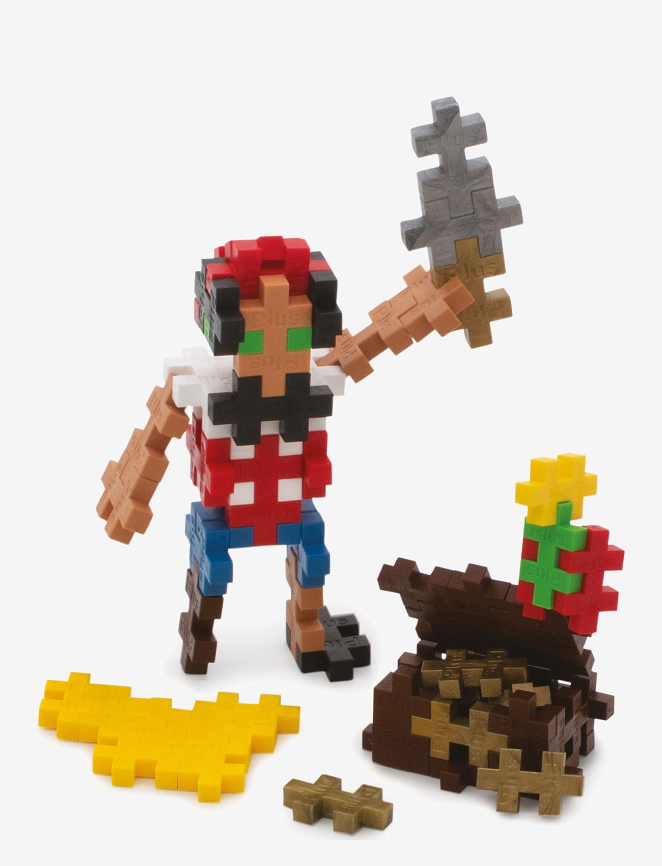 Plus-Plus - Plus-Plus Pirate / 100 pcs Tube - byggsatser - mix - 2