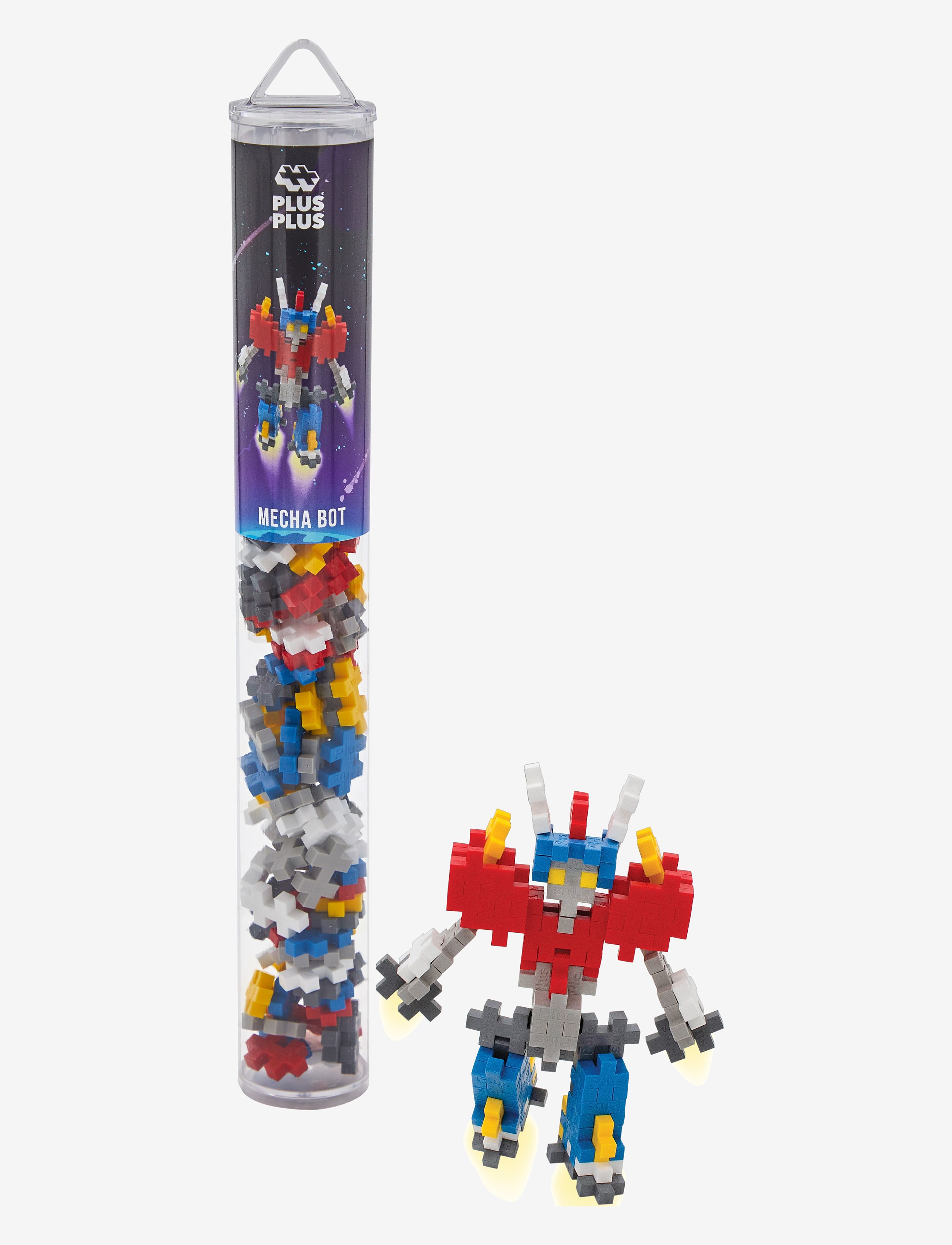 Plus-Plus Plus-Plus Mecha Bot / 100 Pcs Tube, One Size, Multi/patterned, Byggesæt Og -Klodser > Byggesæt, Børn