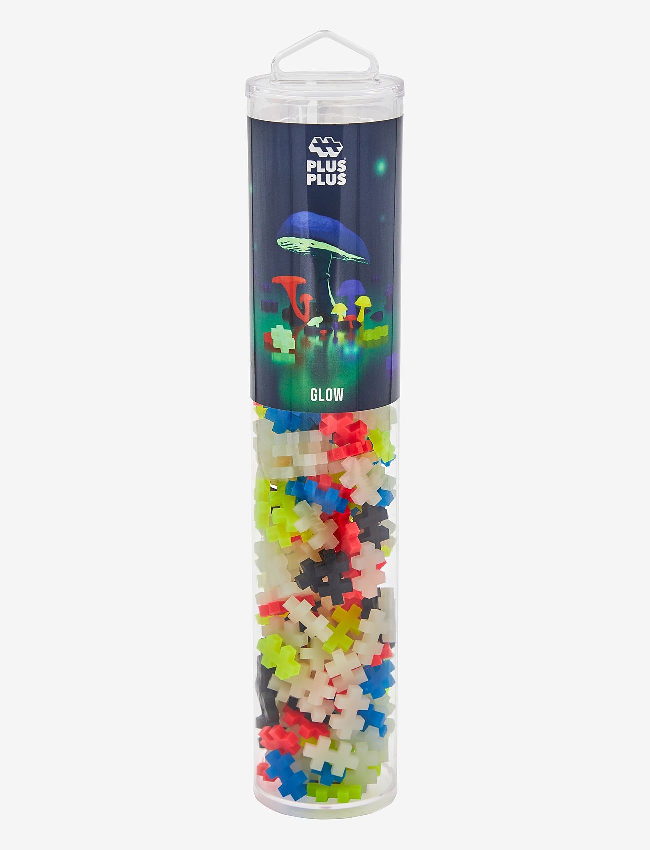 Plus-Plus - Plus-Plus Glow mix / 240 pcs Tube - byggesæt - mix - 1