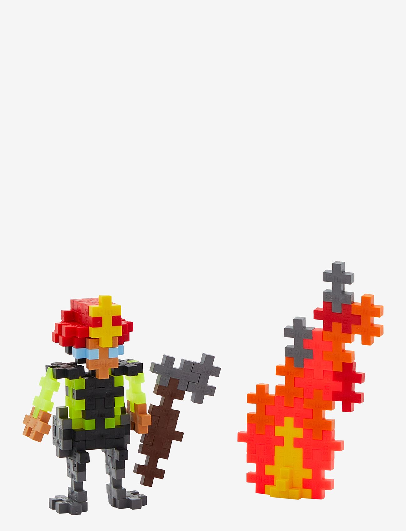 Plus-Plus - Plus-Plus Firefighter / 100 pcs Tube - byggesæt - mix - 1