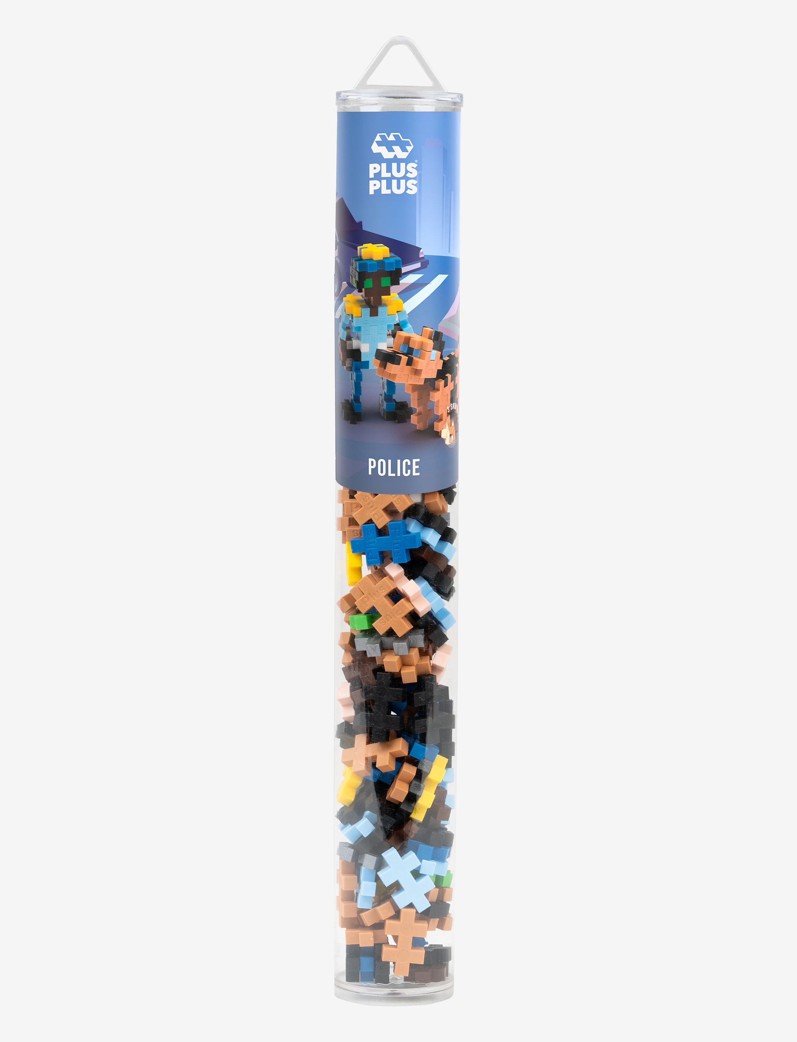 Plus-Plus - Plus-Plus Police / 100 pcs Tube - byggesæt - mix - 1