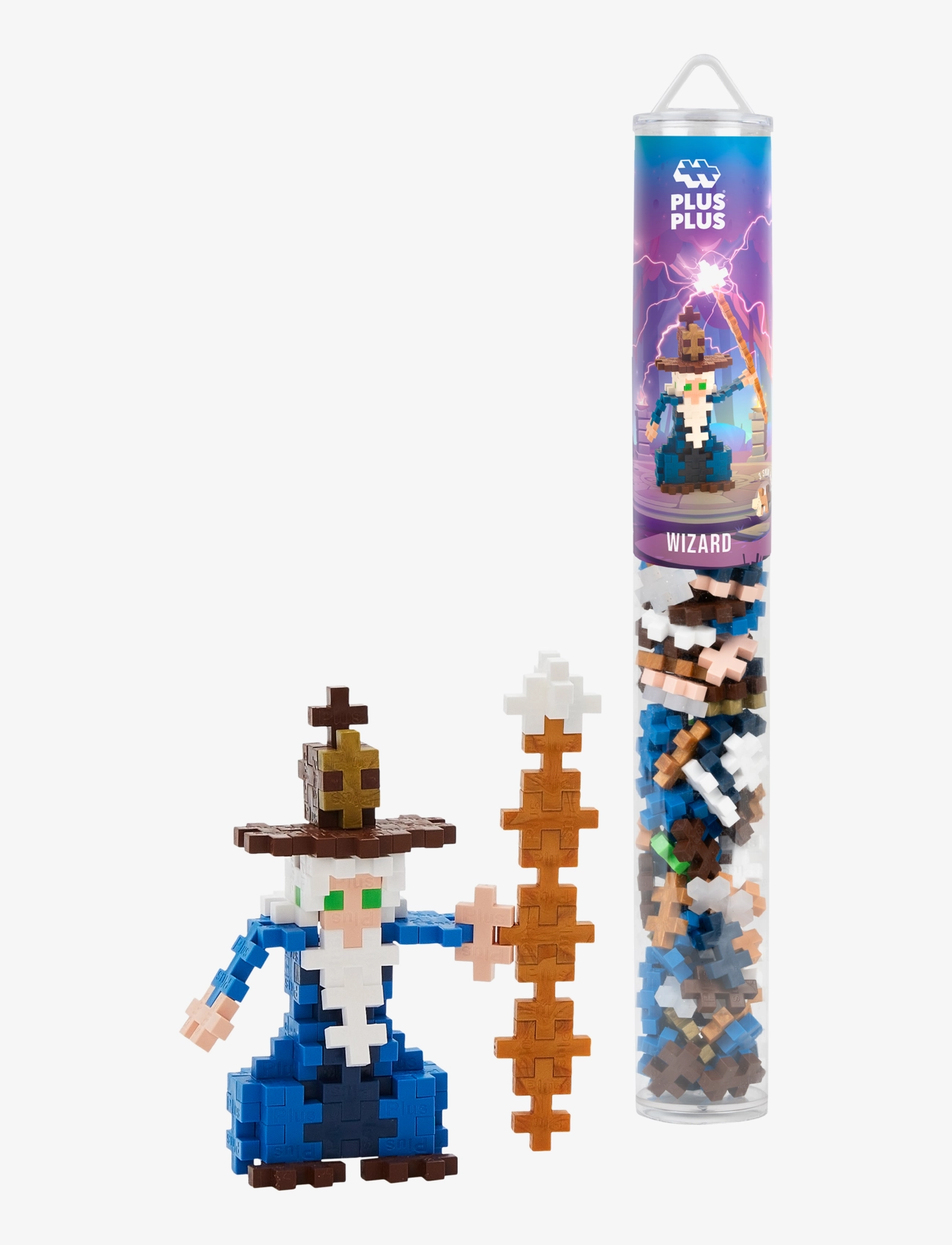 Plus-Plus Plus-Plus Wizard / 100 Pcs Tube, One Size, Multi/patterned, Byggesæt Og -Klodser > Byggesæt, Børn