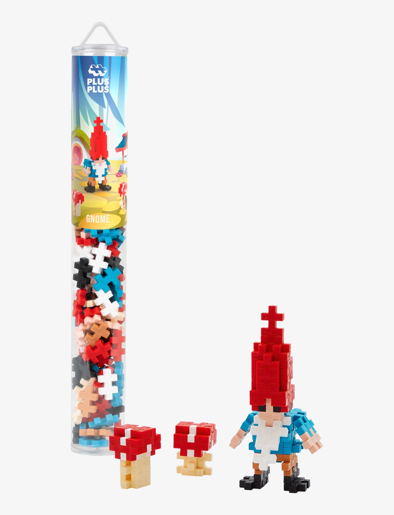 Plus-Plus Plus-Plus Gnome / 100 Pcs Tube, One Size, Multi/patterned, Byggesæt Og -Klodser > Byggesæt, Børn