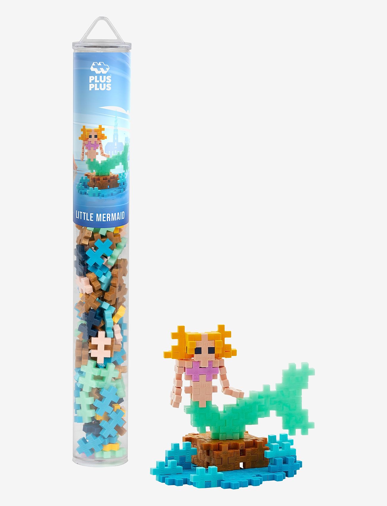 Plus-Plus - Plus-Plus Little Mermaid / 100 pcs Tube - byggsatser - mix - 1