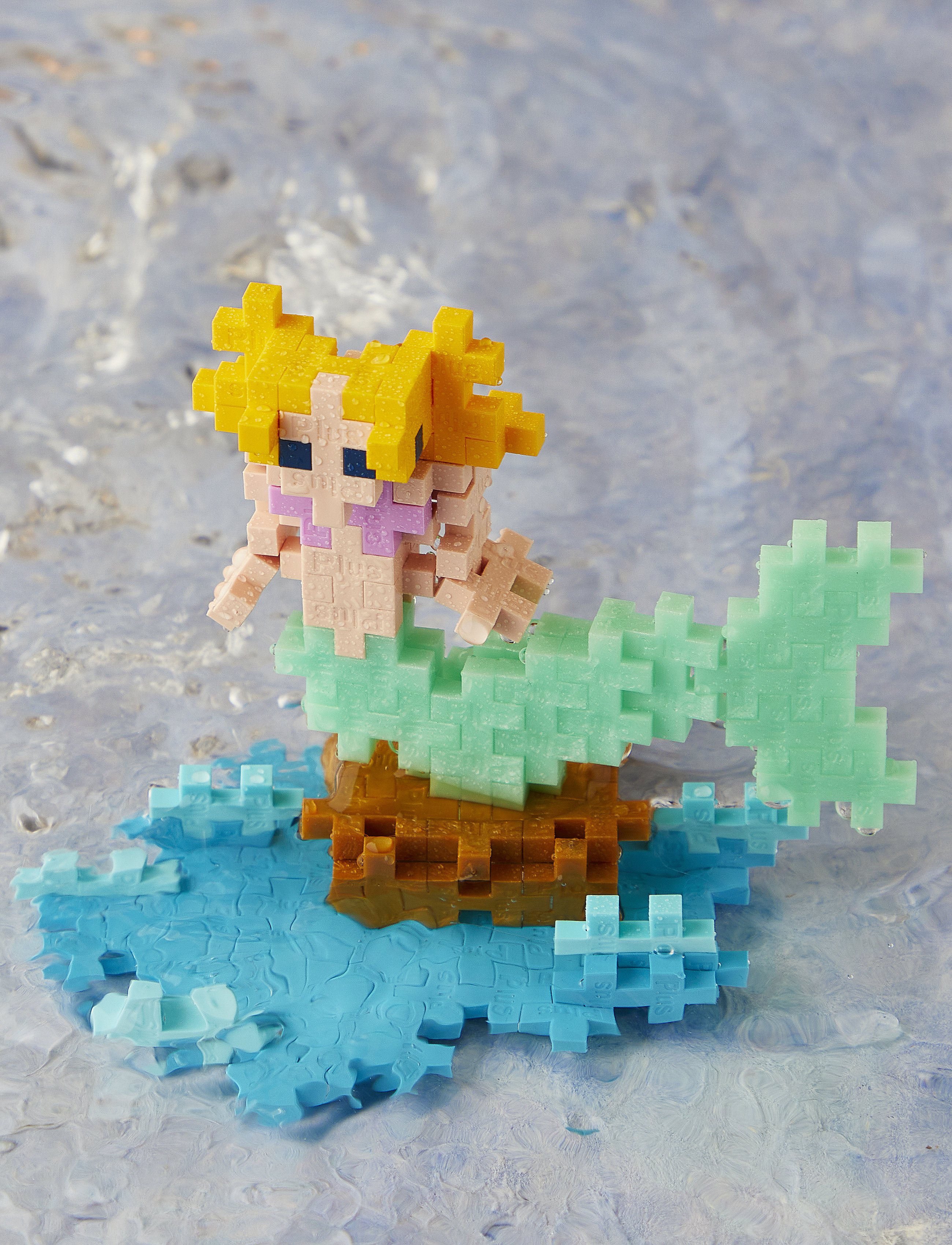 Plus-Plus Plus-Plus Little Mermaid / 100 Pcs Tube, One Size, Multi/patterned, Byggesæt Og -Klodser > Byggesæt, Børn