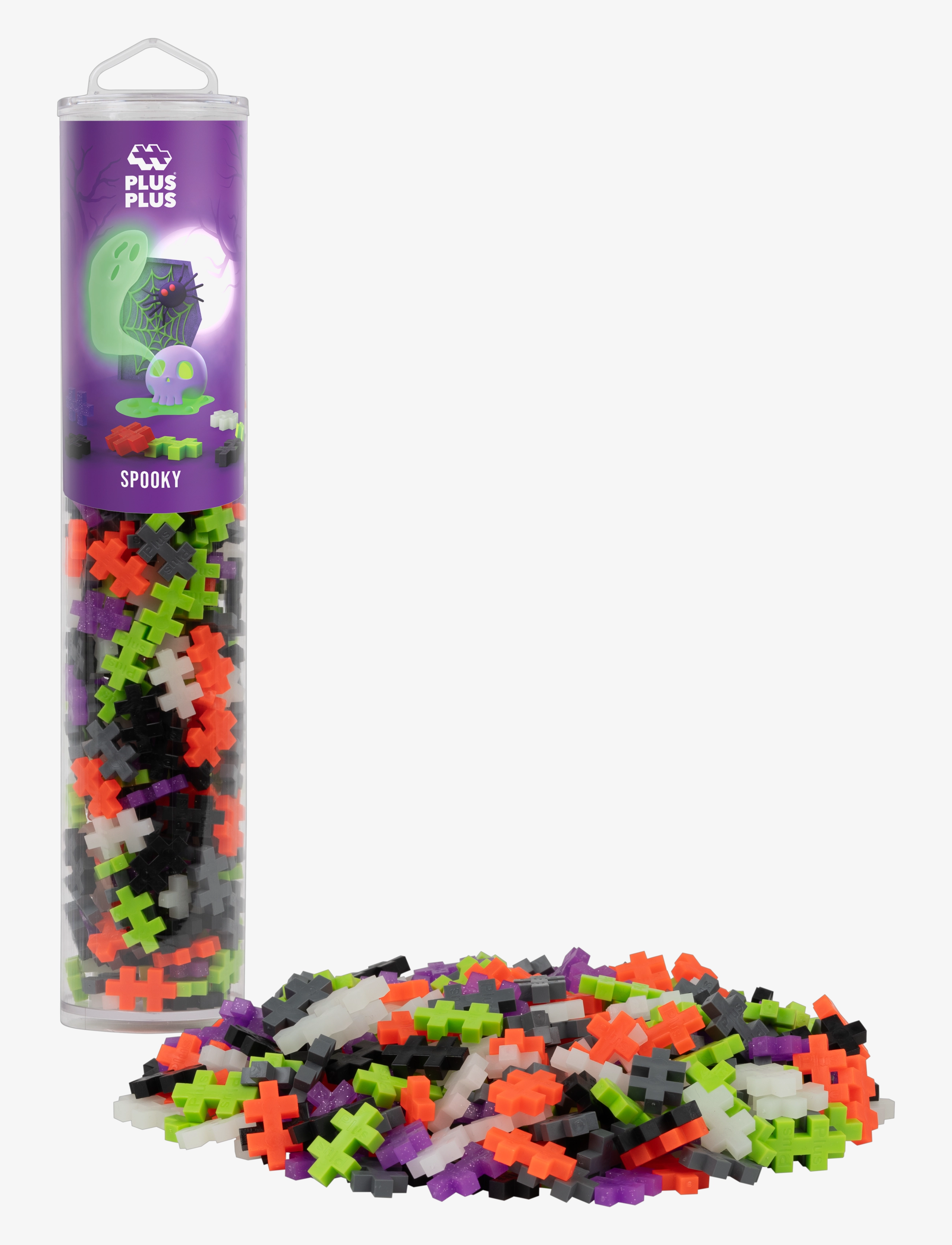 Plus-Plus Plus-Plus Spooky Mix / 240 Pcs Tube, One Size, Multi/patterned, Byggesæt Og -Klodser > Byggesæt, Børn