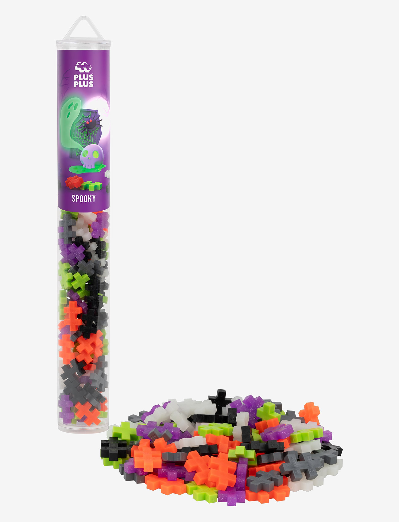 Plus-Plus - Plus-Plus Spooky mix / 100 pcs Tube - byggesæt - spooky mix / 100 pcs tube - 0