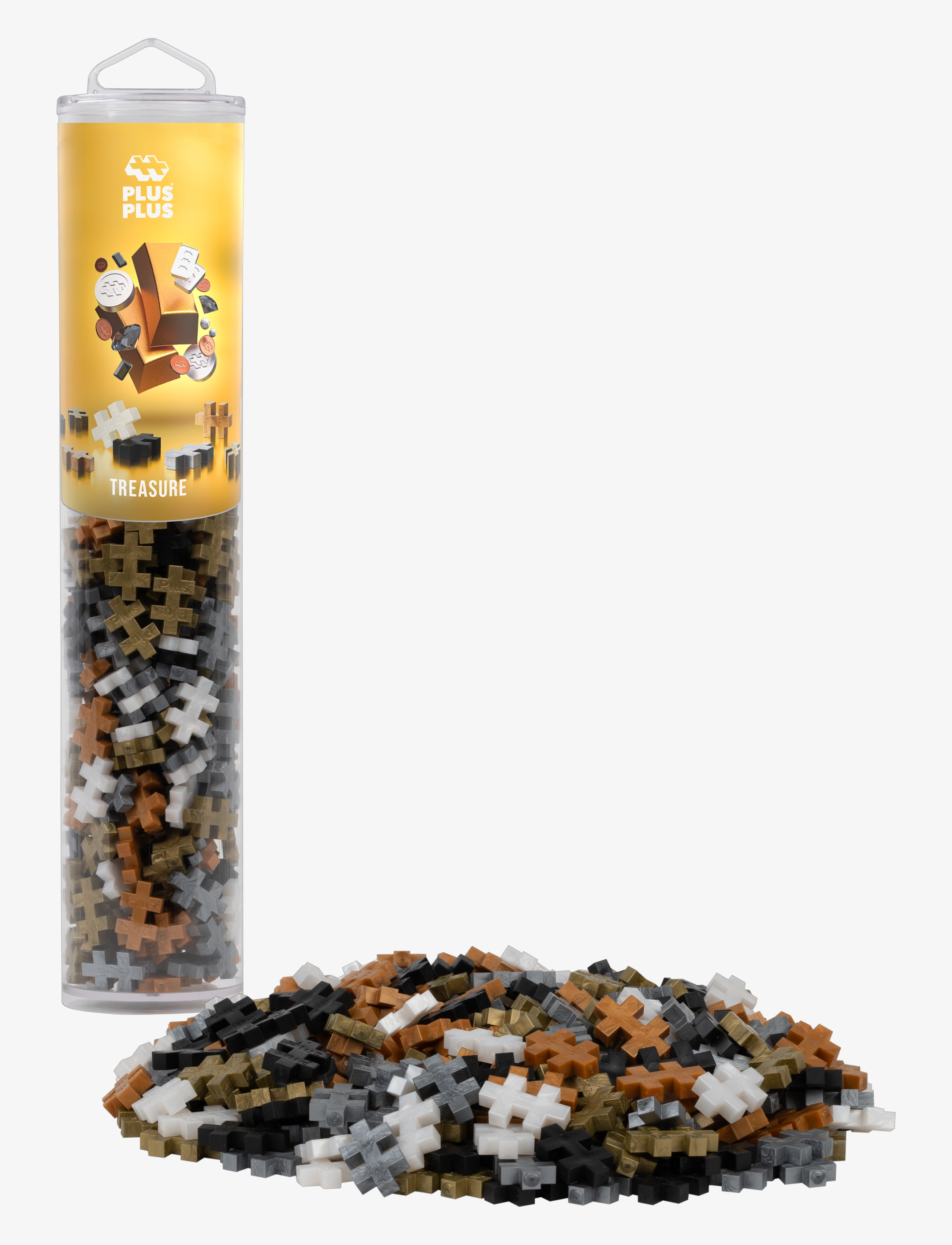 Plus-Plus Plus-Plus Treasure mix / 240 pcs Tube - Julegave - TREASURE MIX / 240 PCS TUBE / multi