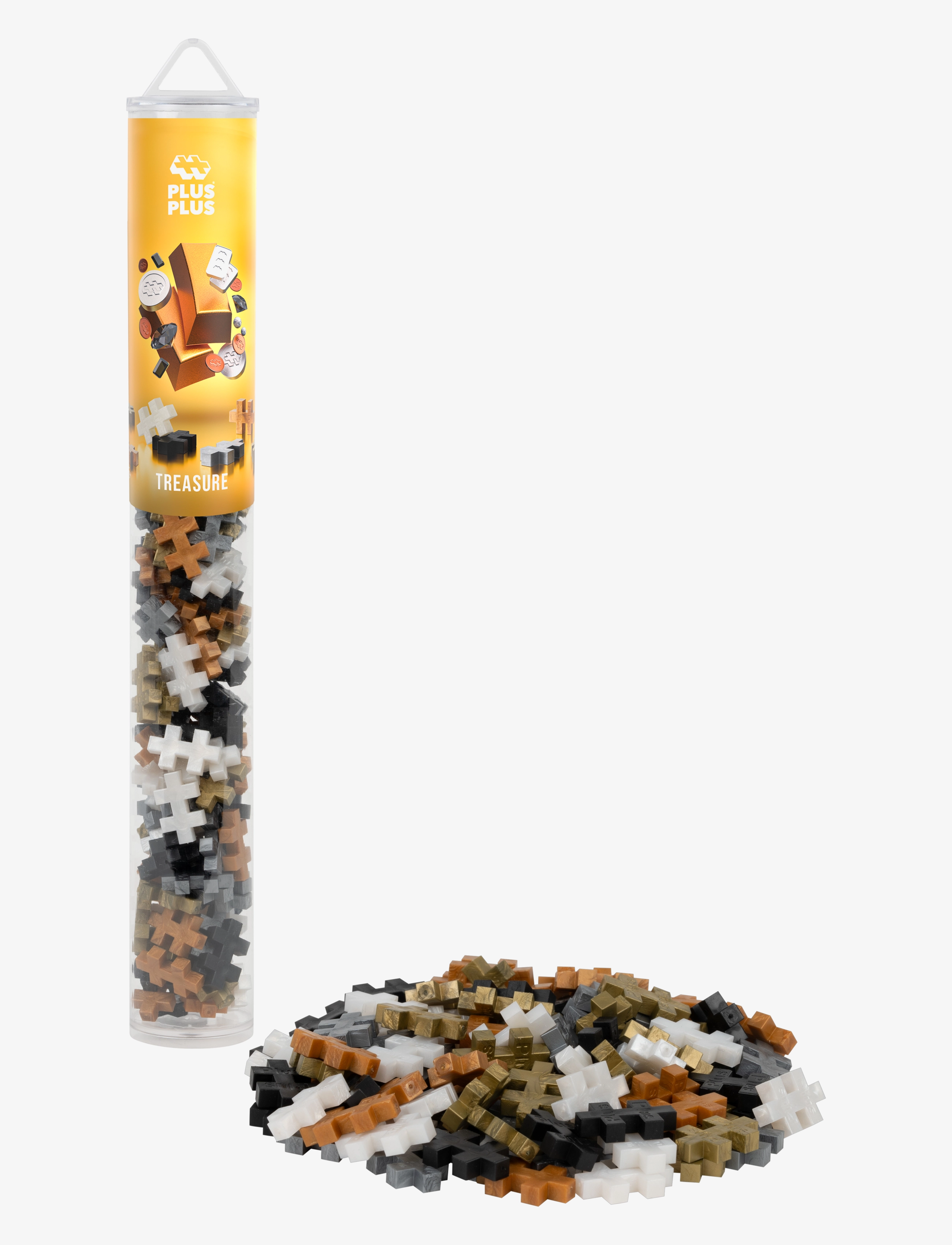 Plus-Plus Plus-Plus Treasure Mix / 100 Pcs Tube, One Size, Multi/patterned, Byggesæt Og -Klodser > Byggesæt, Børn