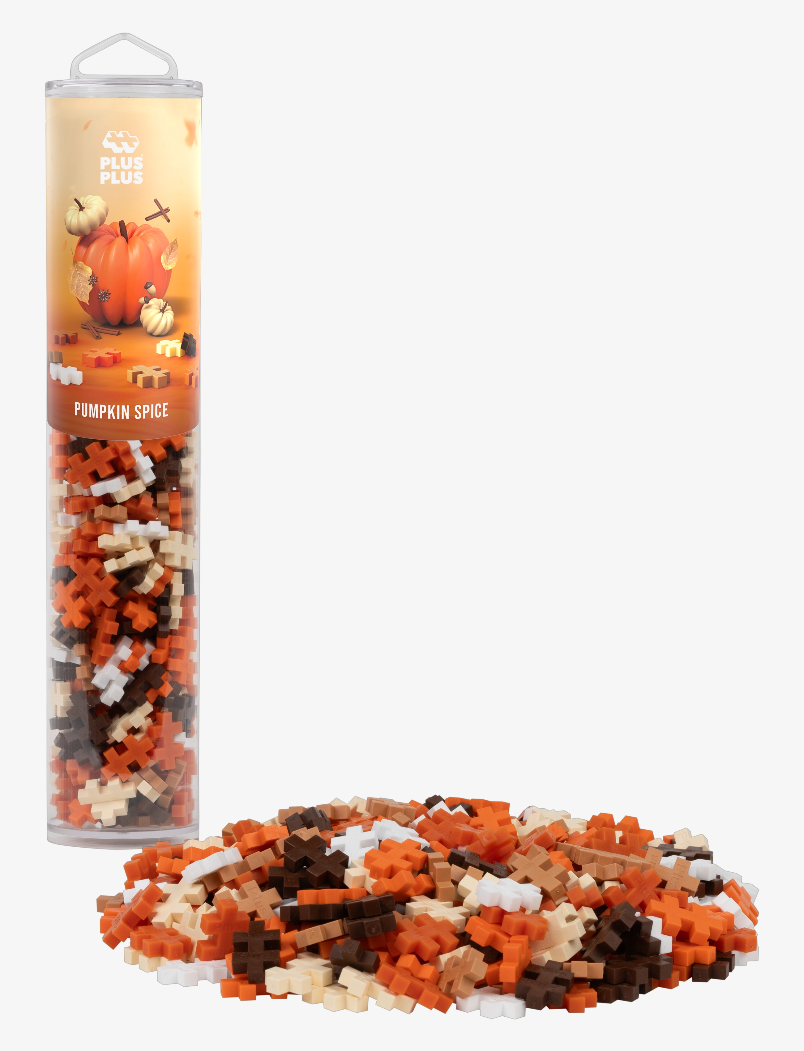 Plus-Plus Plus-Plus Pumpkin Spice Mix / 240 Pcs Tube, One Size, Multi/patterned, Byggesæt Og -Klodser > Byggesæt, Børn