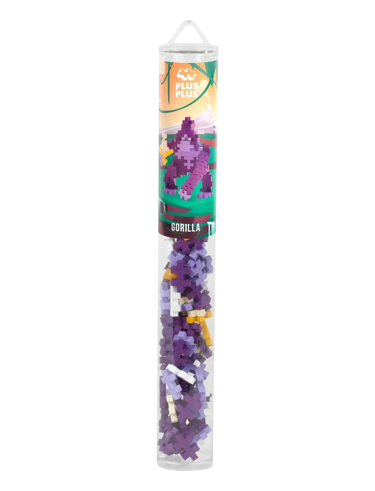 Plus-Plus - Plus-Plus Gorilla / 100 pcs Tube - byggeklodser - mix - 4