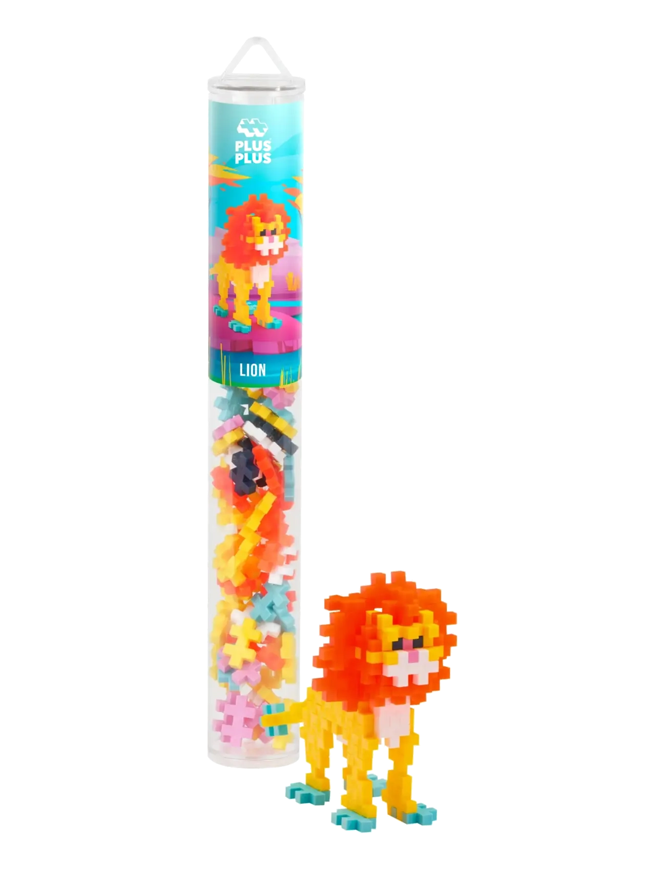 Plus-Plus Plus-Plus Lion / 100 pcs Tube - Plus-Plus - MIX / multi