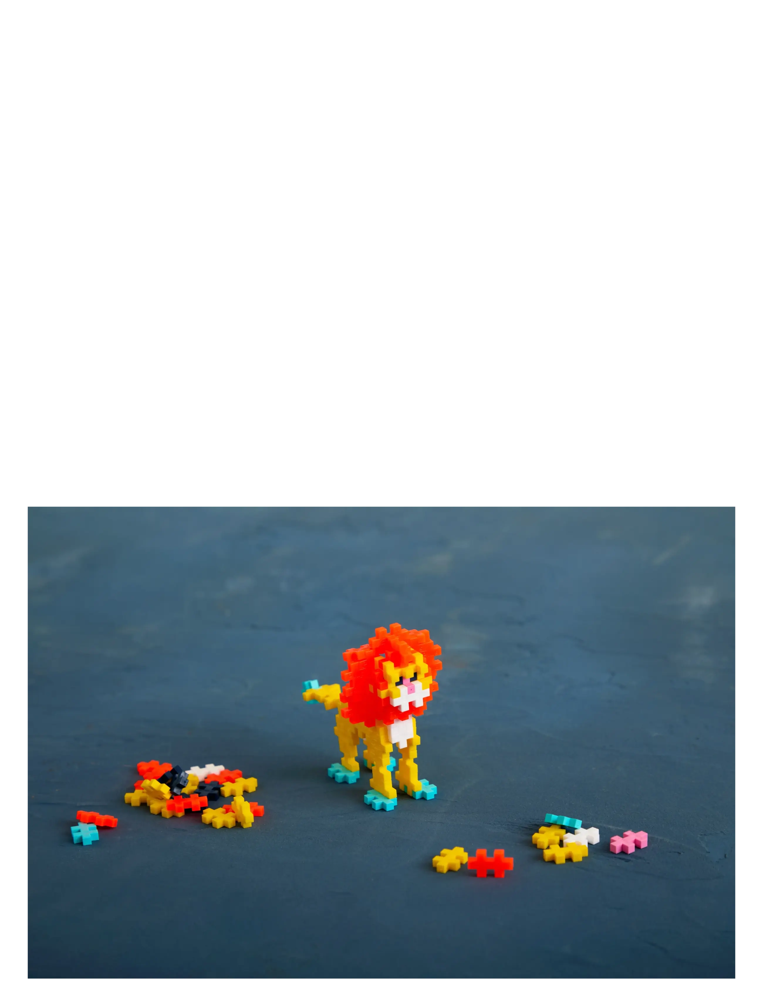 Plus-Plus - Plus-Plus Lion / 100 pcs Tube - byggklossar - mix - 2