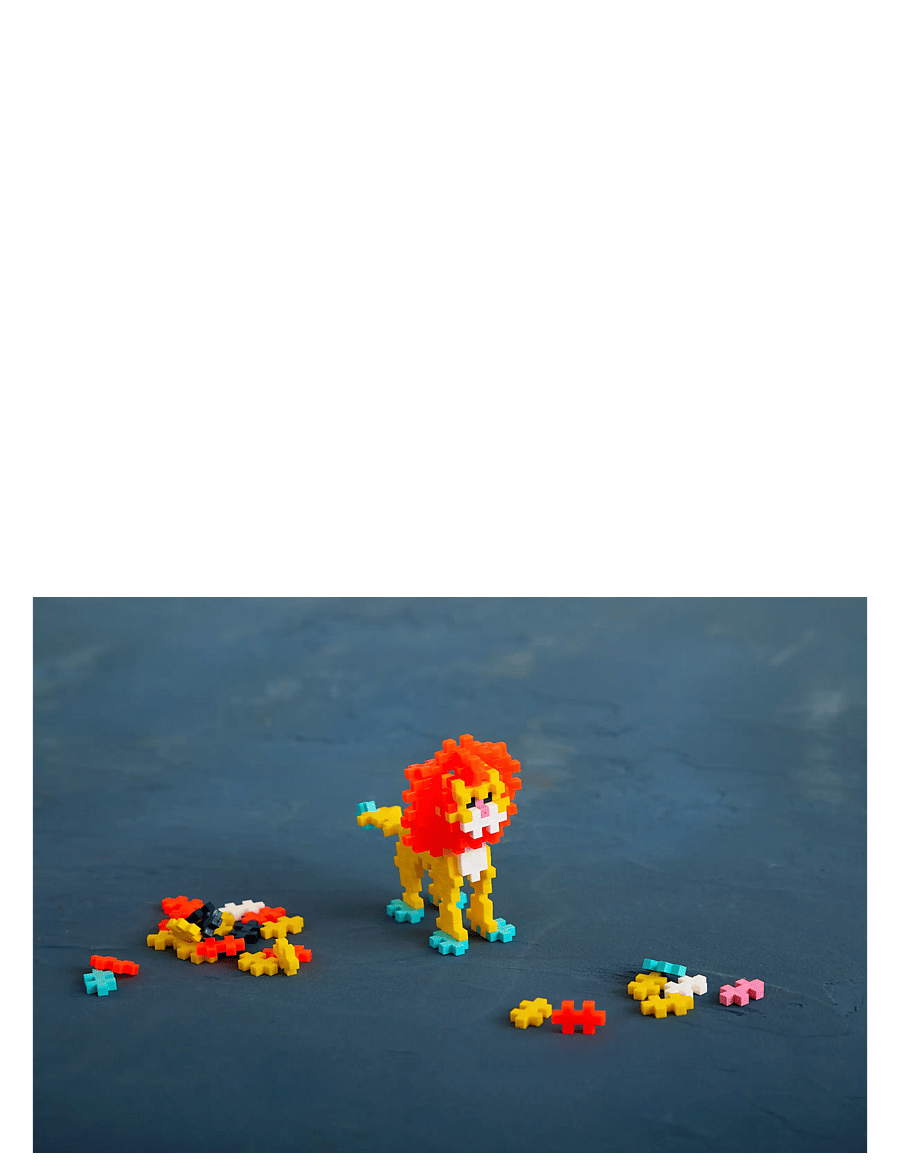Plus-Plus - Plus-Plus Lion / 100 pcs Tube - bausteine - mix - 2