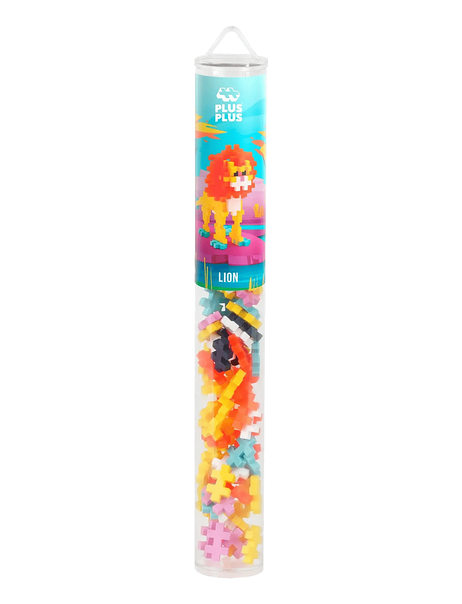 Plus-Plus - Plus-Plus Lion / 100 pcs Tube - bausteine - mix - 4