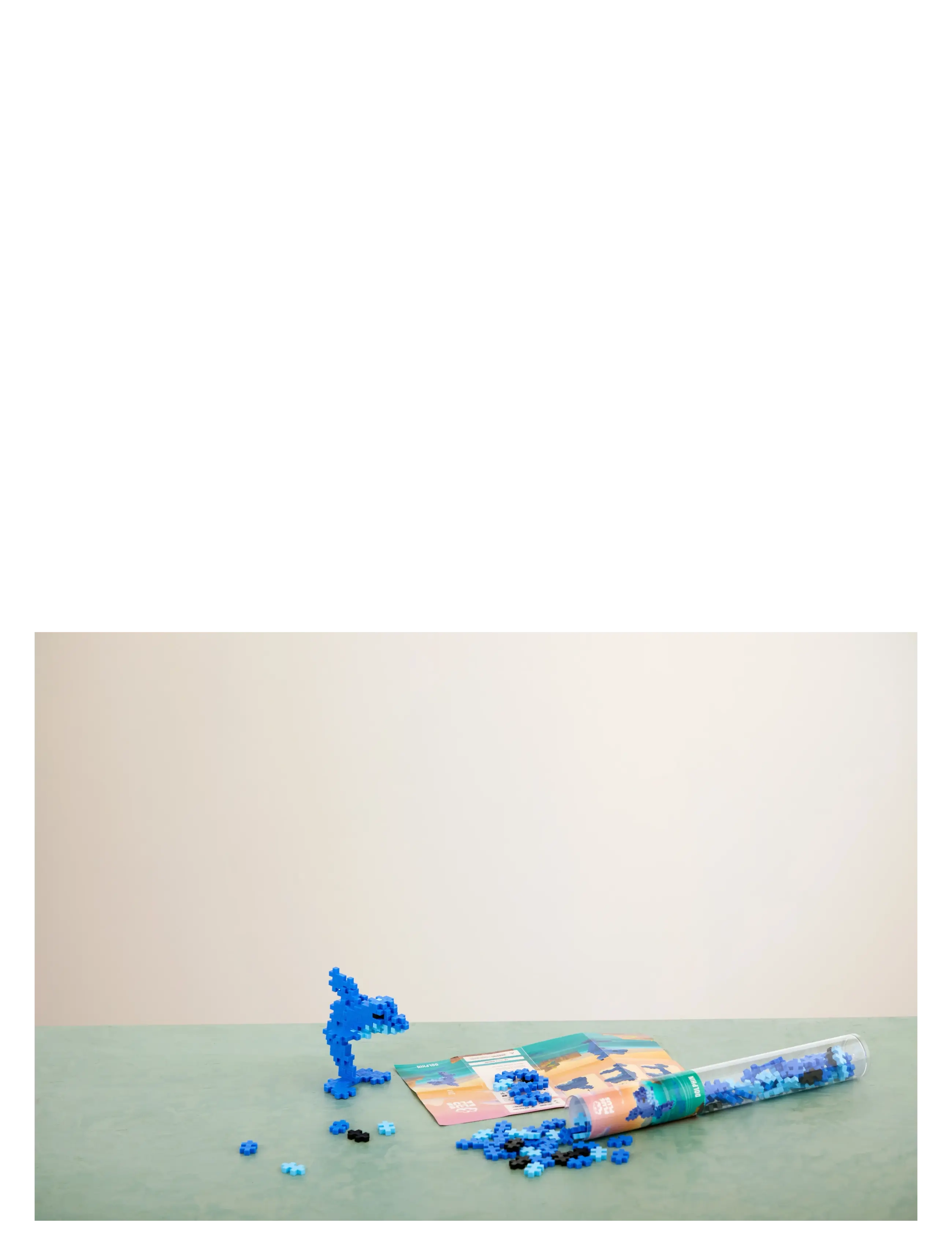 Plus-Plus - Plus-Plus Dolphin / 100 pcs Tube - byggesæt - mix - 1