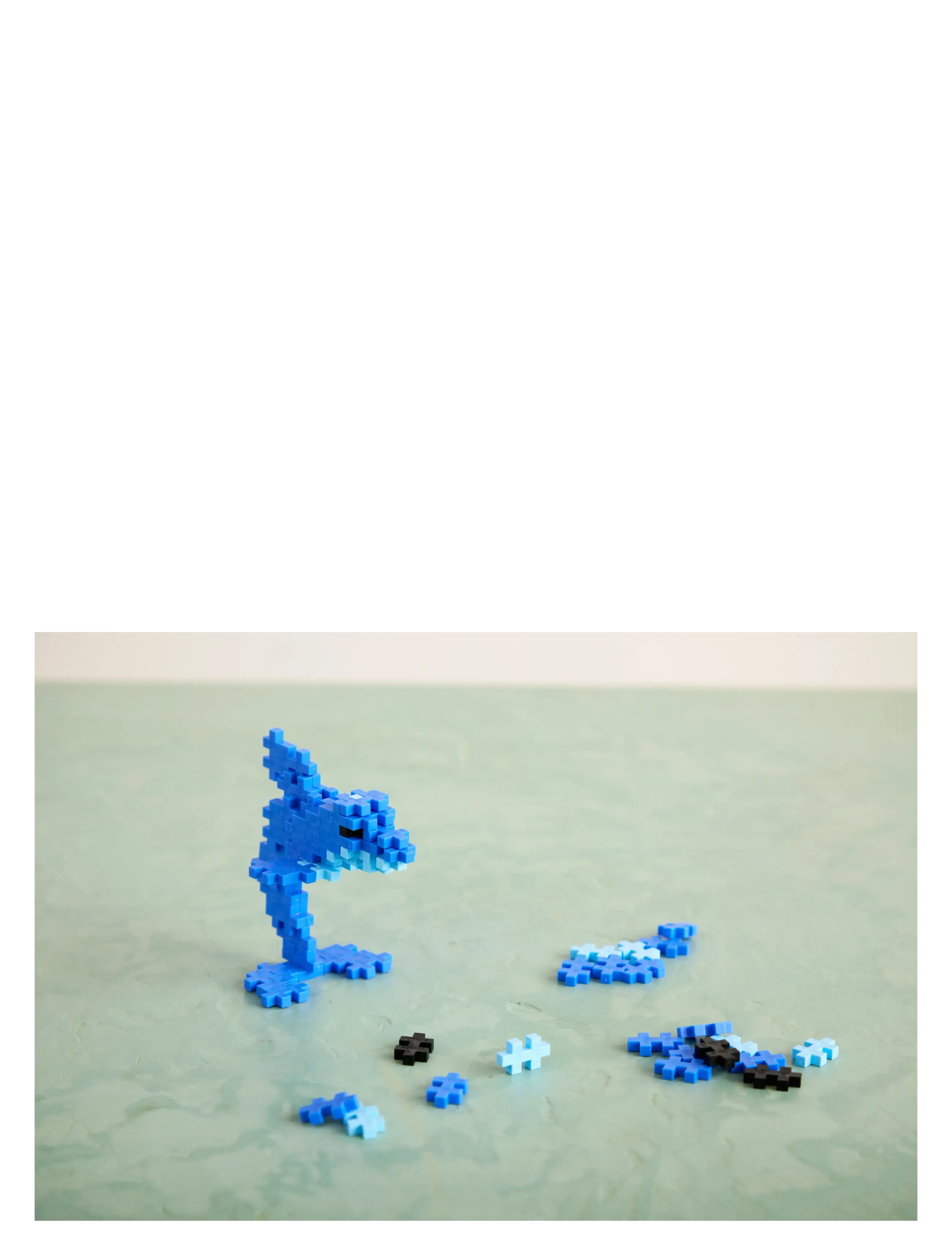 Plus-Plus - Plus-Plus Dolphin / 100 pcs Tube - byggesæt - mix - 2