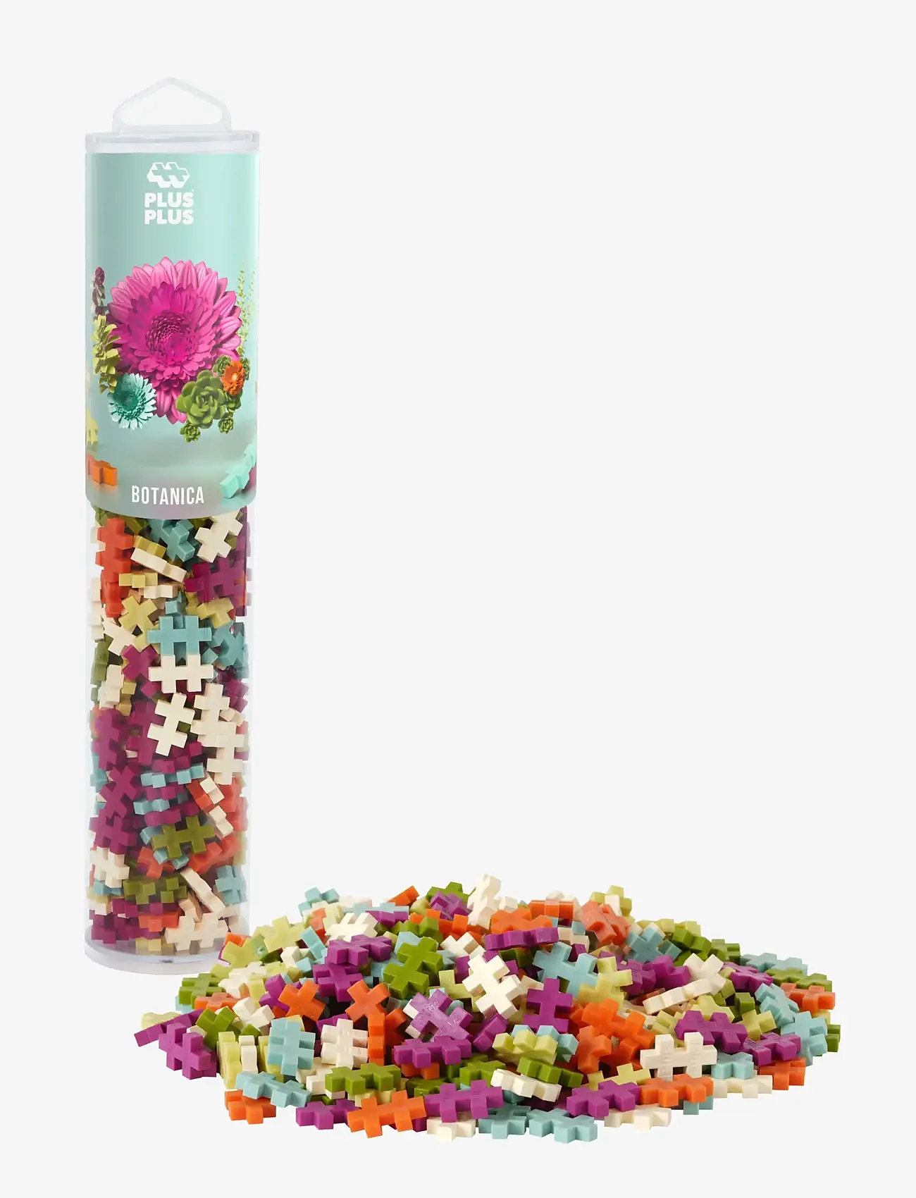 Plus-Plus - Plus-Plus Botanica mix / 240 pcs Tube - byggklossar - mix - 1