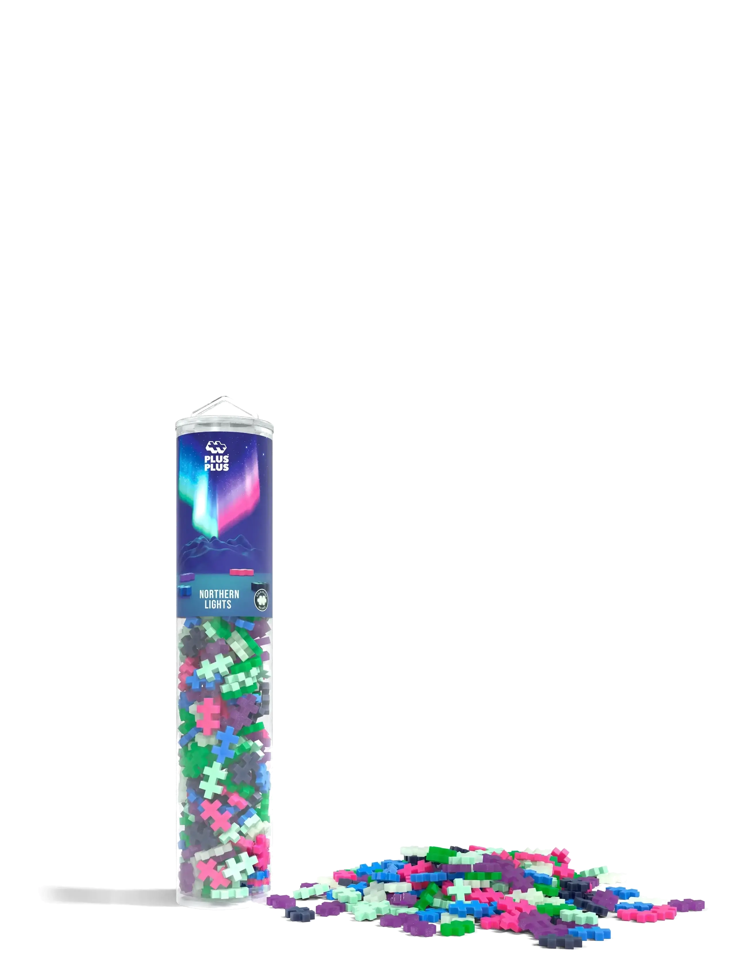 Plus-Plus Plus-Plus Northern Lights Mix / 240 Pcs Tube, One Size, Multi/patterned, Educational Legetøj > Stackable Blocks, Børn