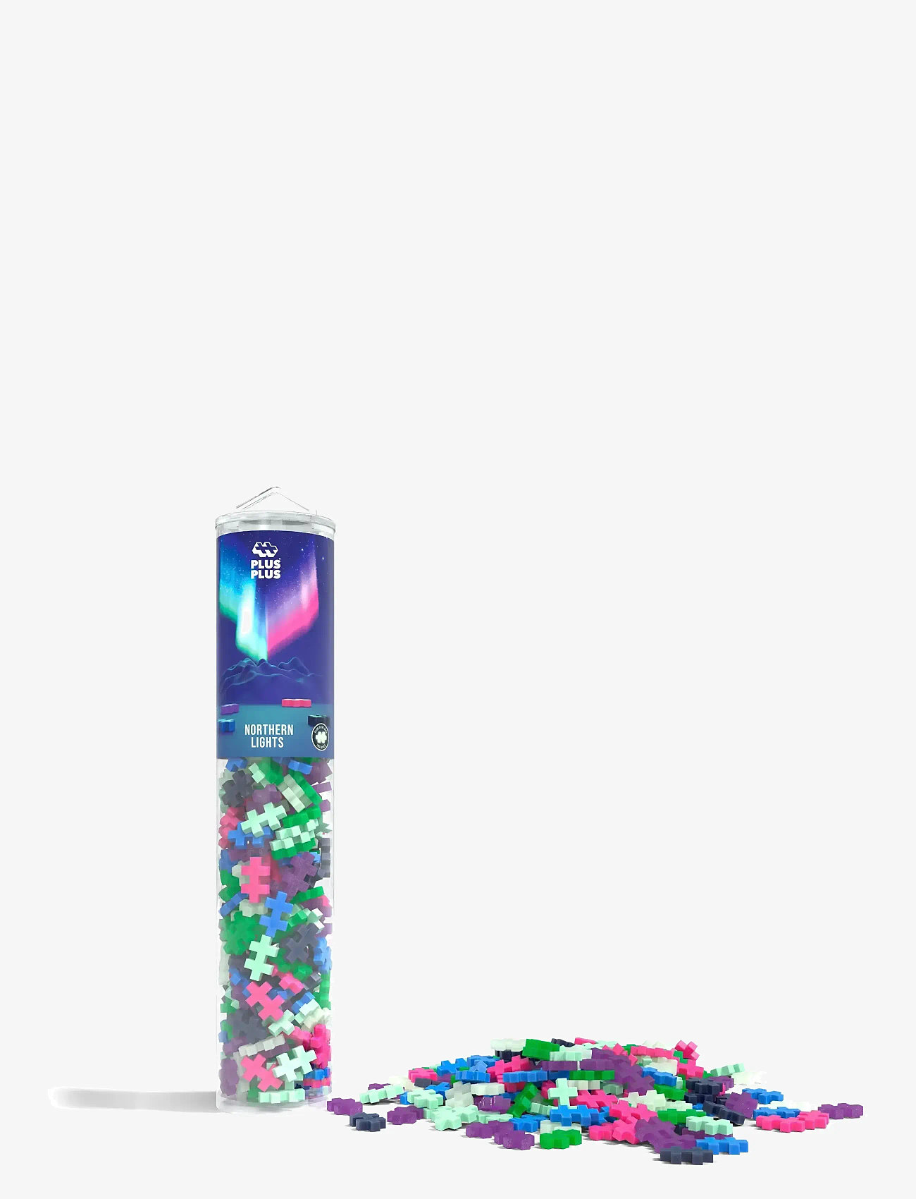 Plus-Plus - Plus-Plus Northern Lights mix / 240 pcs Tube - byggklossar - mix - 0