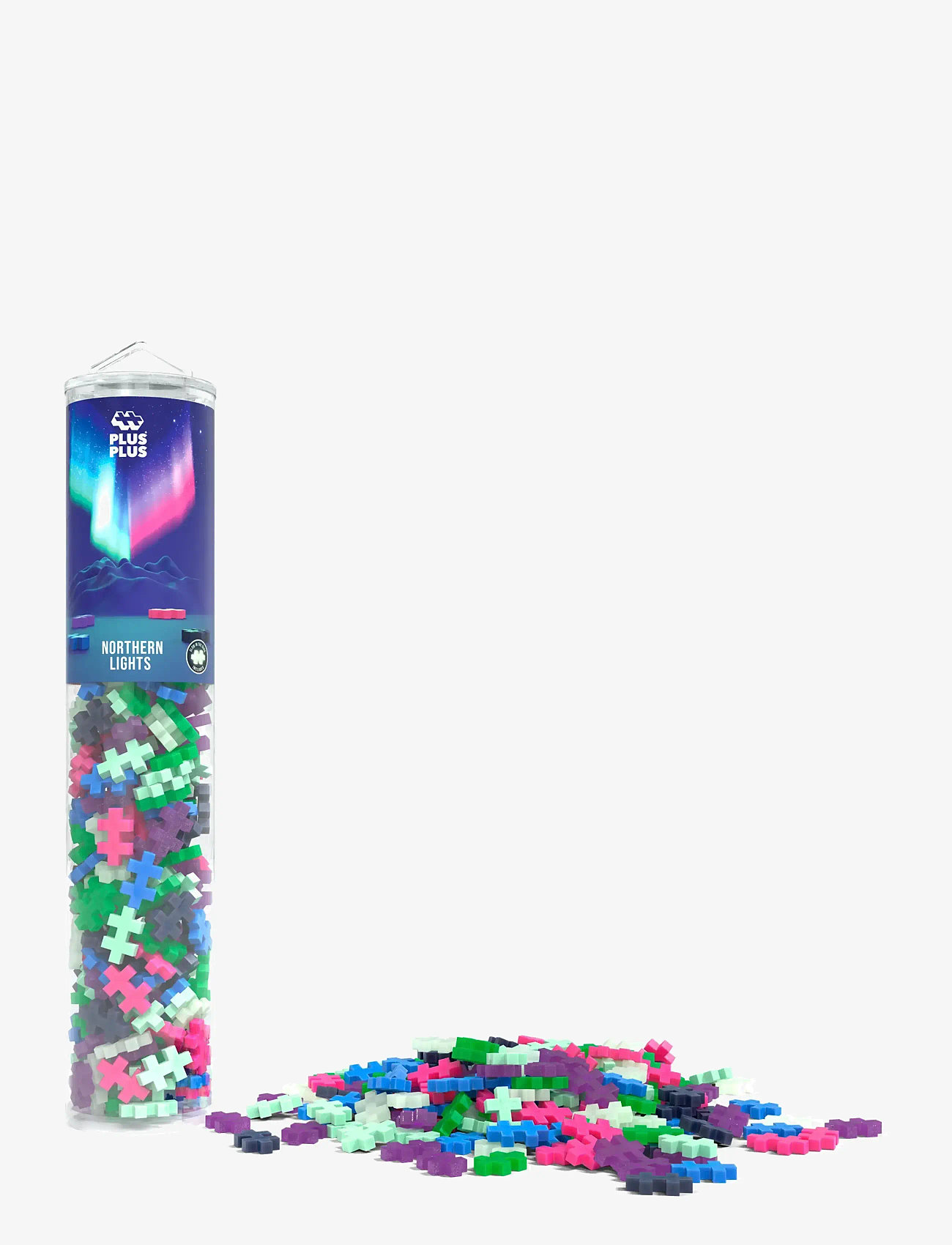 Plus-Plus - Plus-Plus Northern Lights mix / 240 pcs Tube - byggklossar - mix - 2