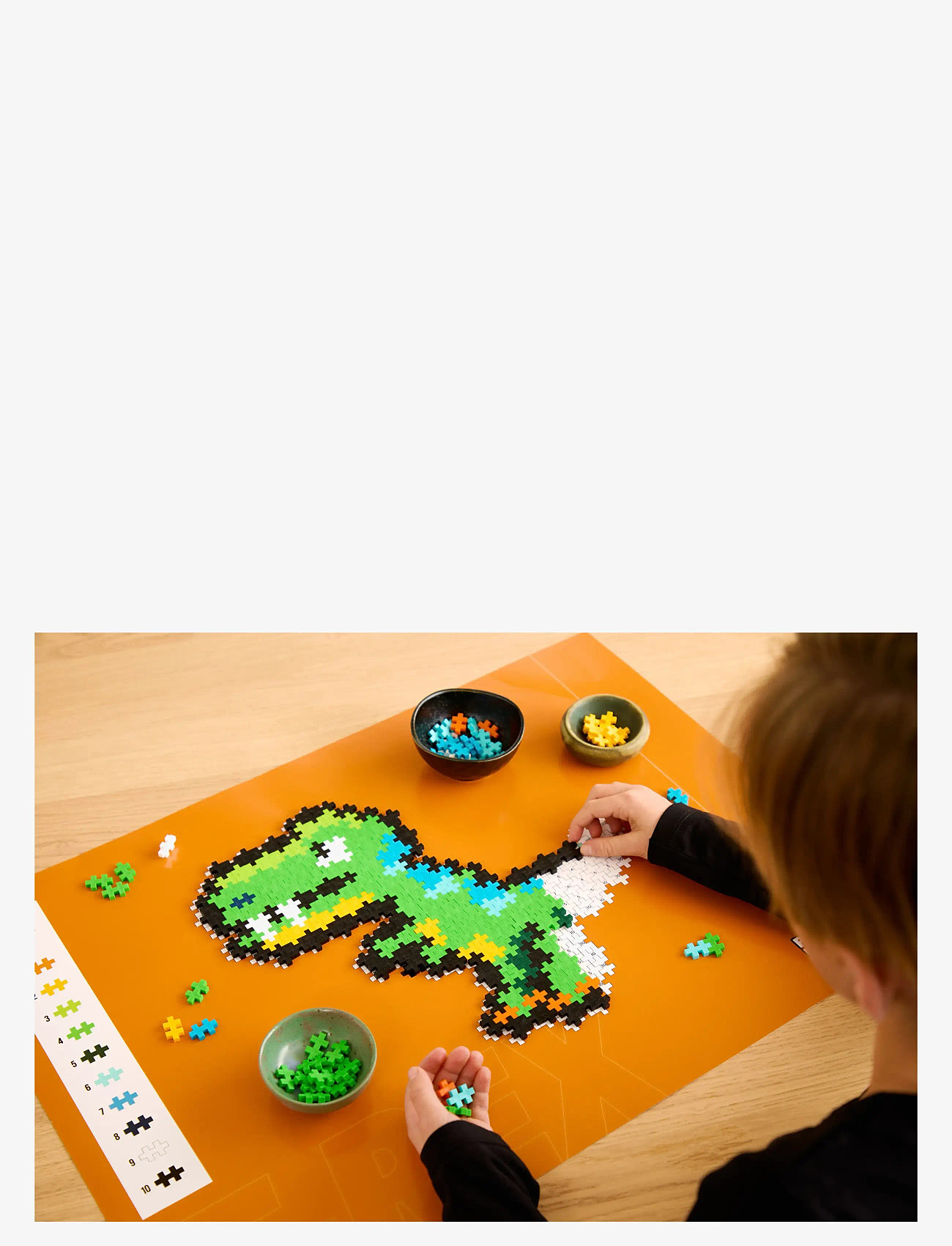 Plus-Plus - Plus-Plus Puzzle By Number T-Rex 250 pcs - klassísk púsl - mix - 1