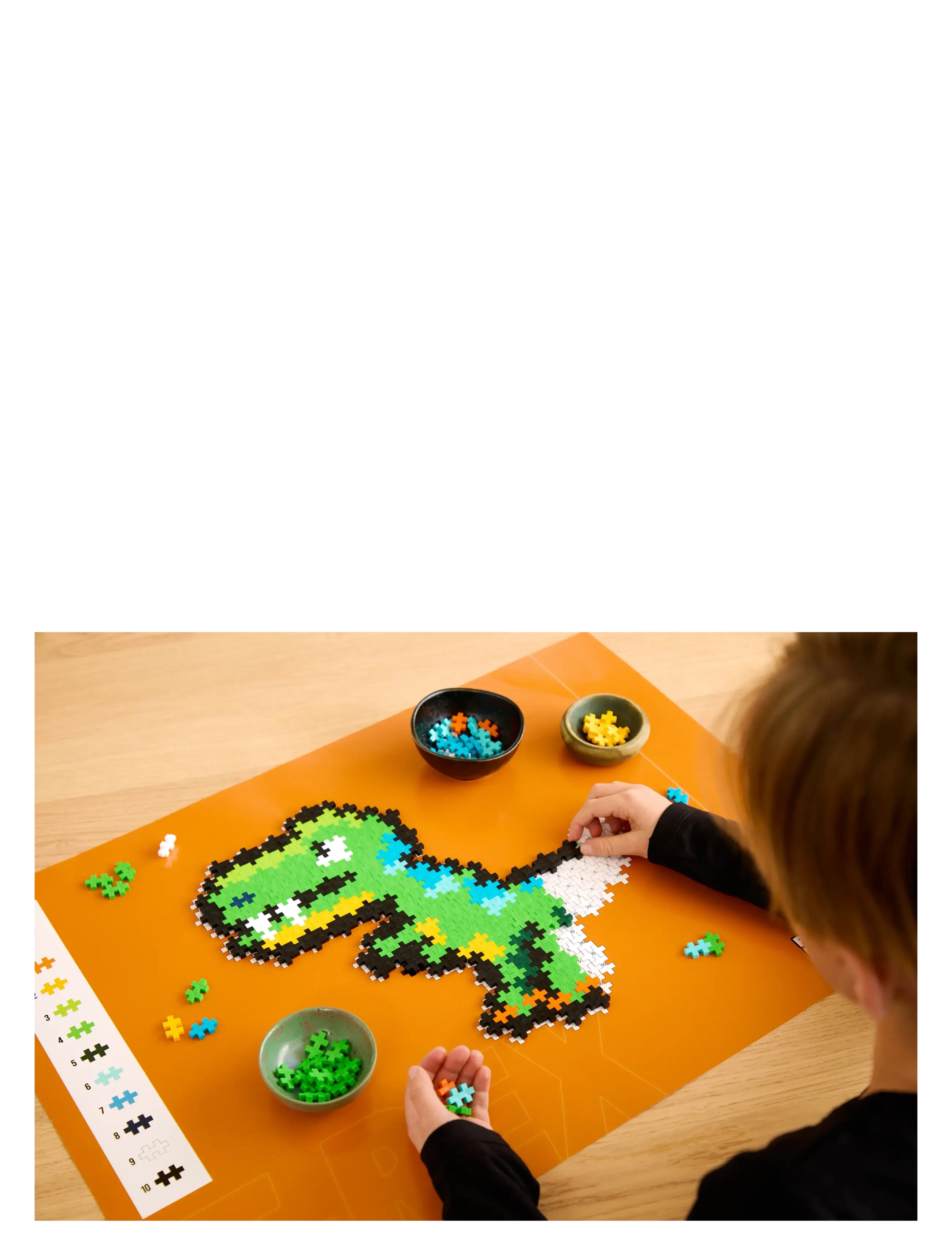 Plus-Plus - Plus-Plus Puzzle By Number T-Rex 250 pcs - klassiska pussel - mix - 1