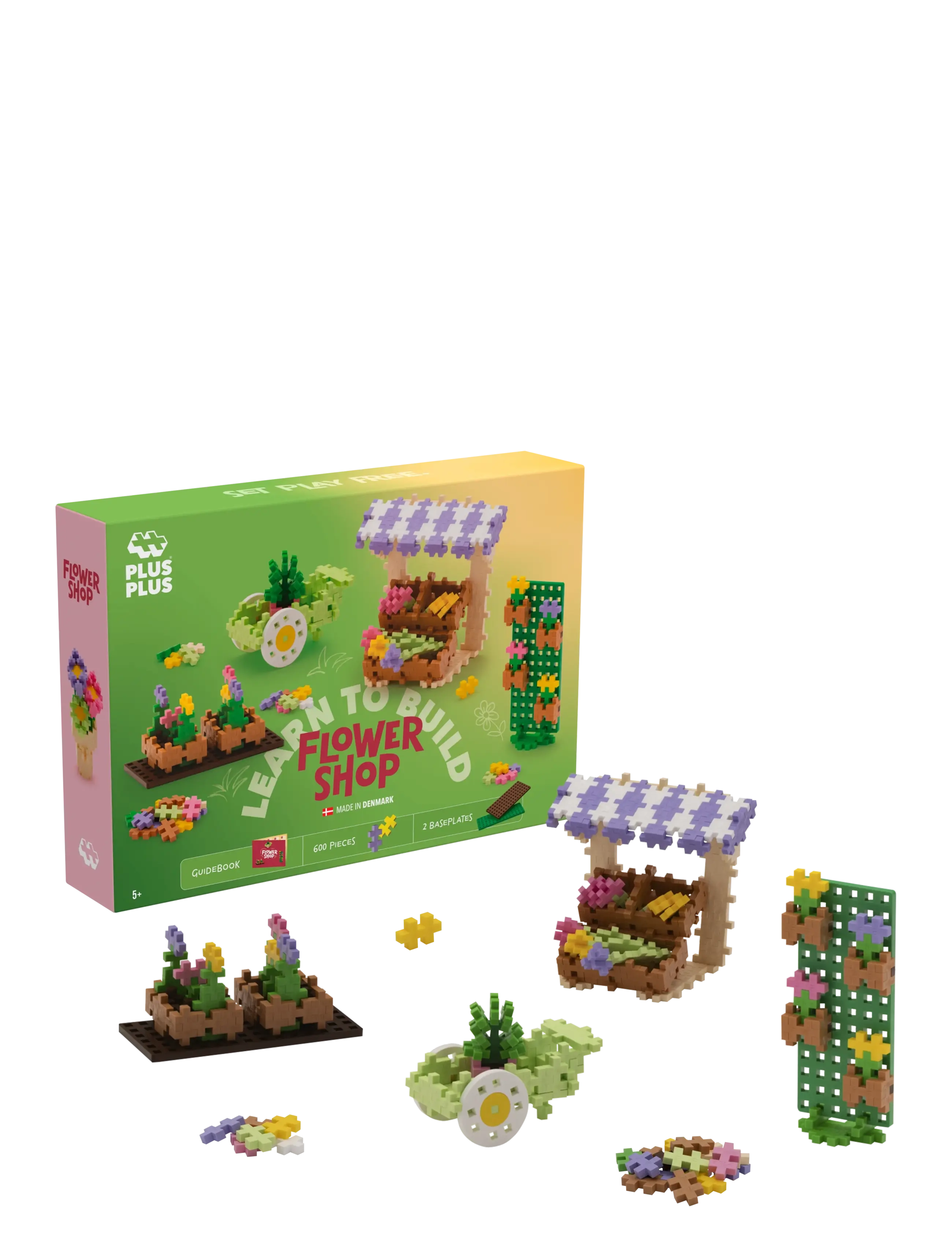 Plus-Plus Plus-Plus Learn To Build Flower Shop, One Size, Multi/patterned, Byggesæt Og -Klodser > Byggesæt, Børn