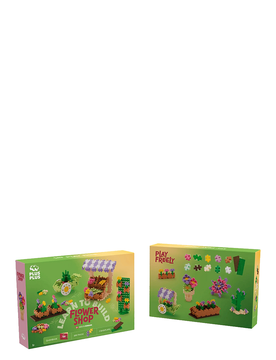 Plus-Plus - Plus-Plus Learn to Build Flower Shop - byggsatser - mix - 2