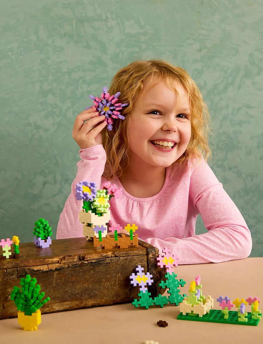 Plus-Plus - Plus-Plus Learn to Build Flower Shop - byggsatser - mix - 0