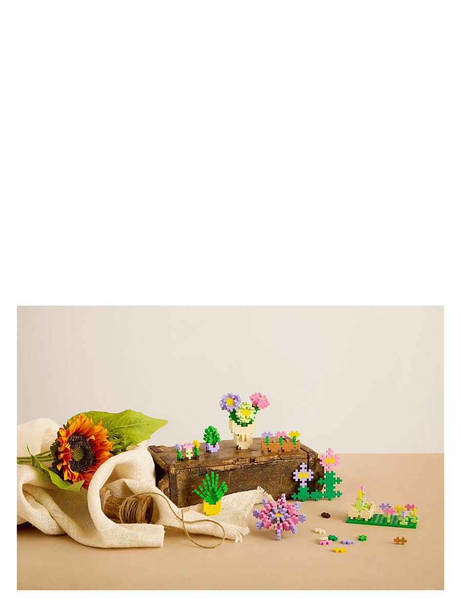 Plus-Plus - Plus-Plus Learn to Build Flower Shop - byggsatser - mix - 4